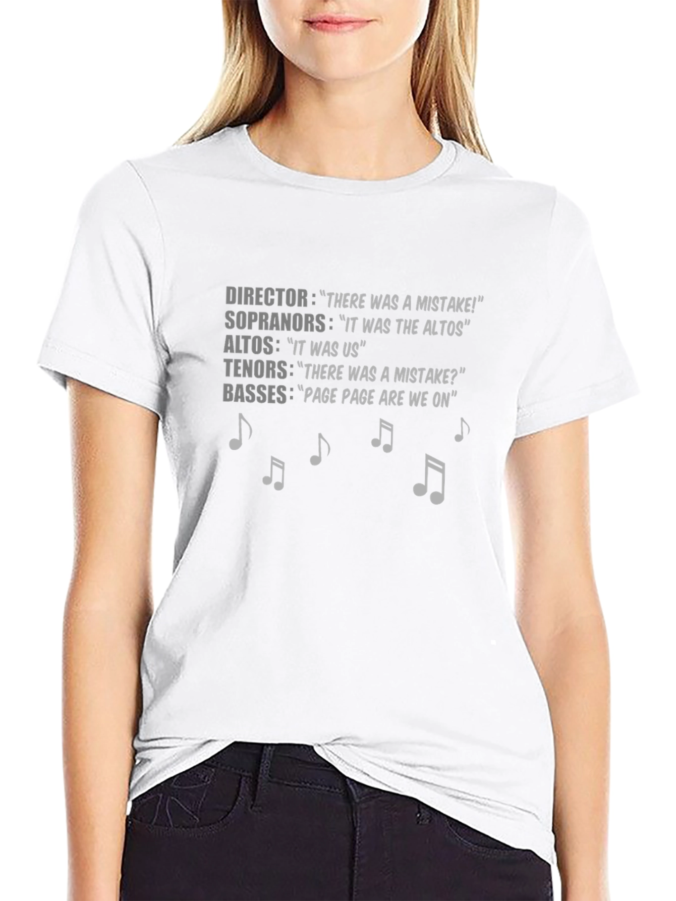 Choir Humor T-Shirt: The Blame Game