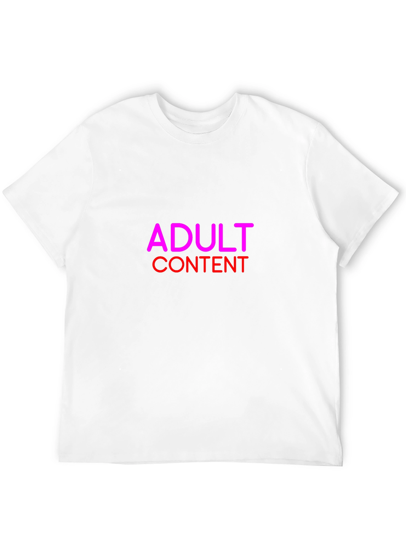 Adult Content Graphic T-Shirt