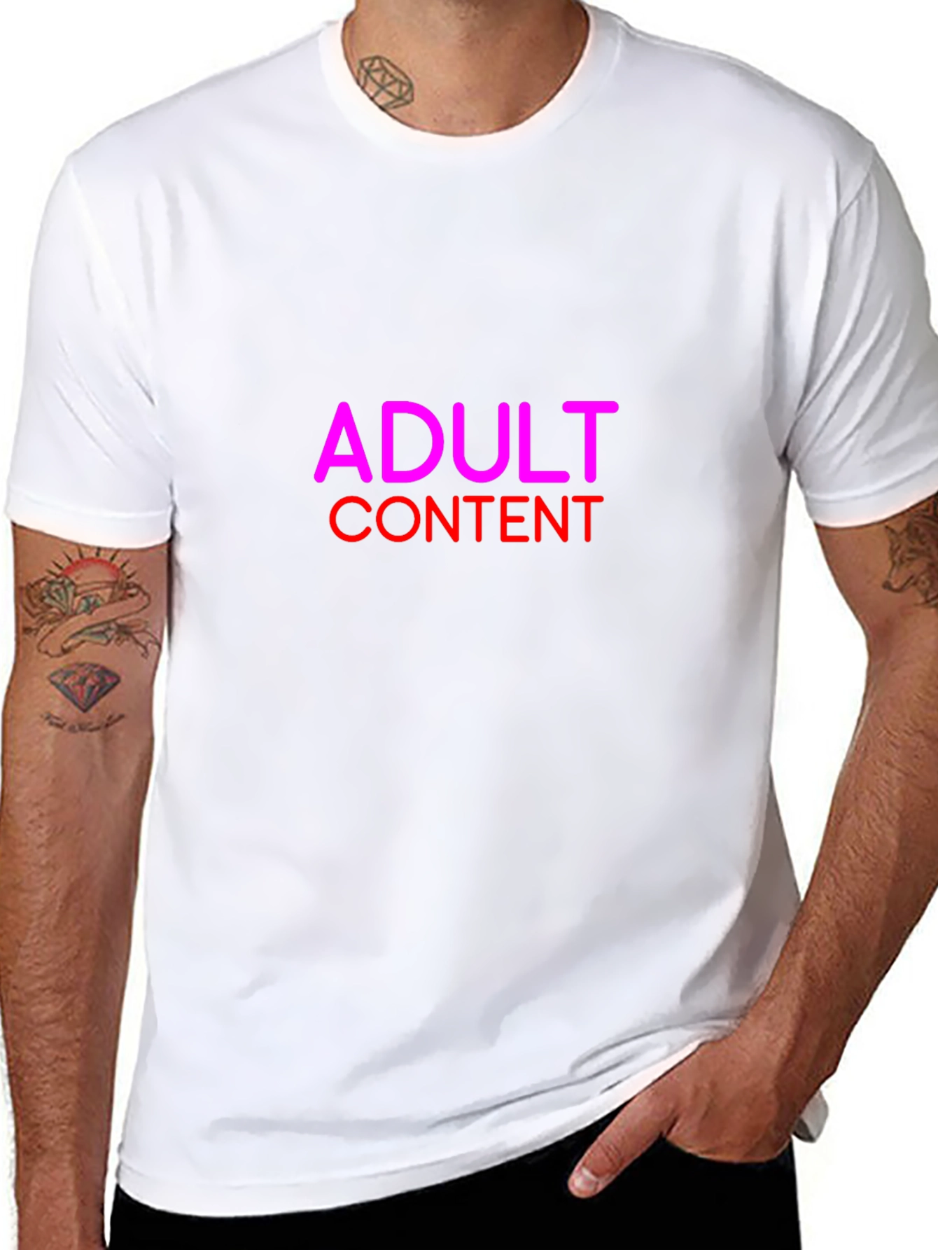 Adult Content Graphic T-Shirt