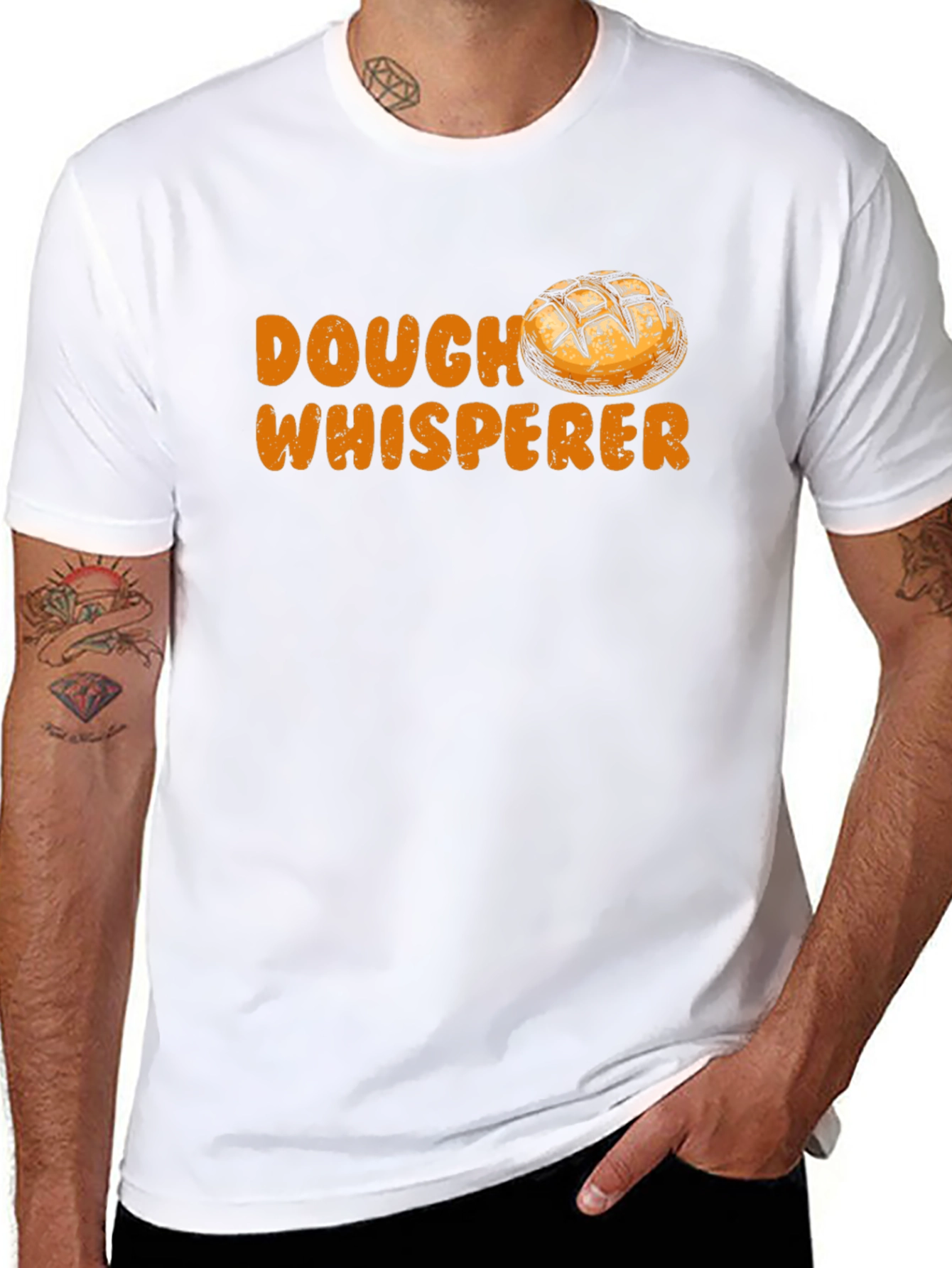 Dough Whisperer Graphic Tee - Baker Humor
