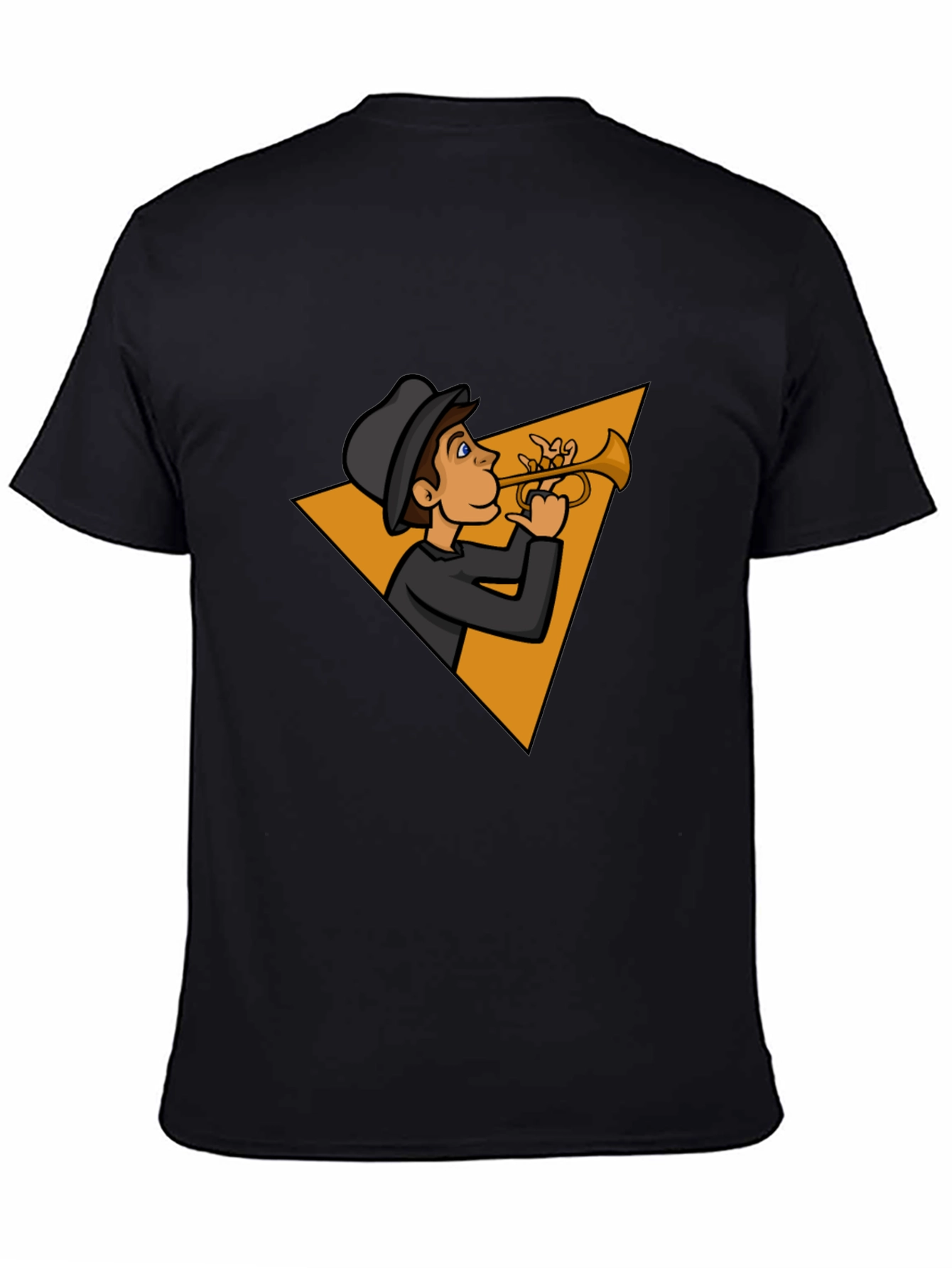 Jazz Man Trumpet Graphic Tee - Cool Musician T-Shirt