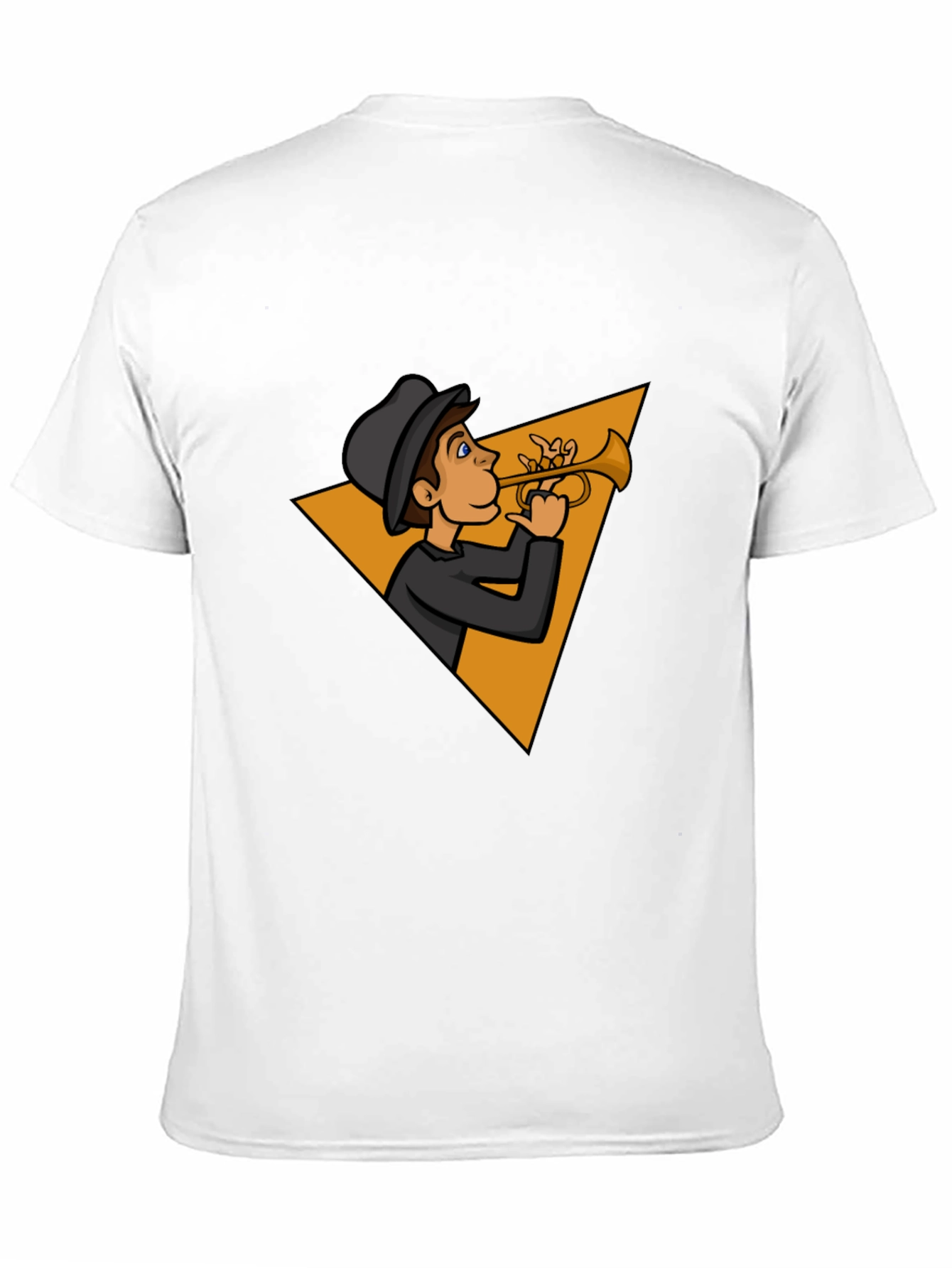 Jazz Man Trumpet Graphic Tee - Cool Musician T-Shirt