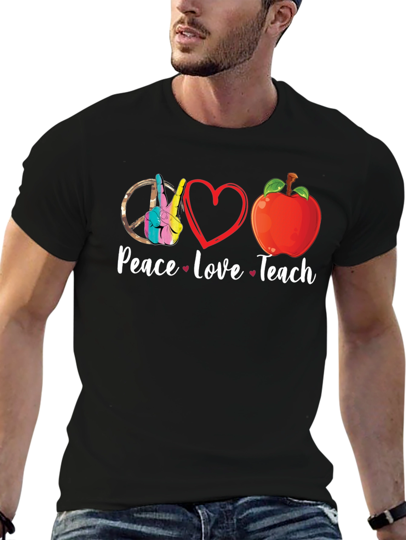Peace Love Teach T-Shirt