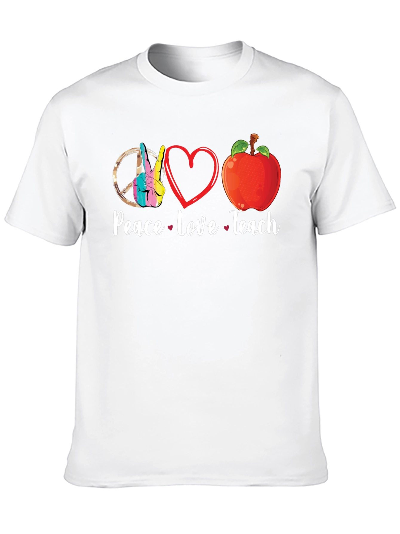 Peace Love Teach T-Shirt
