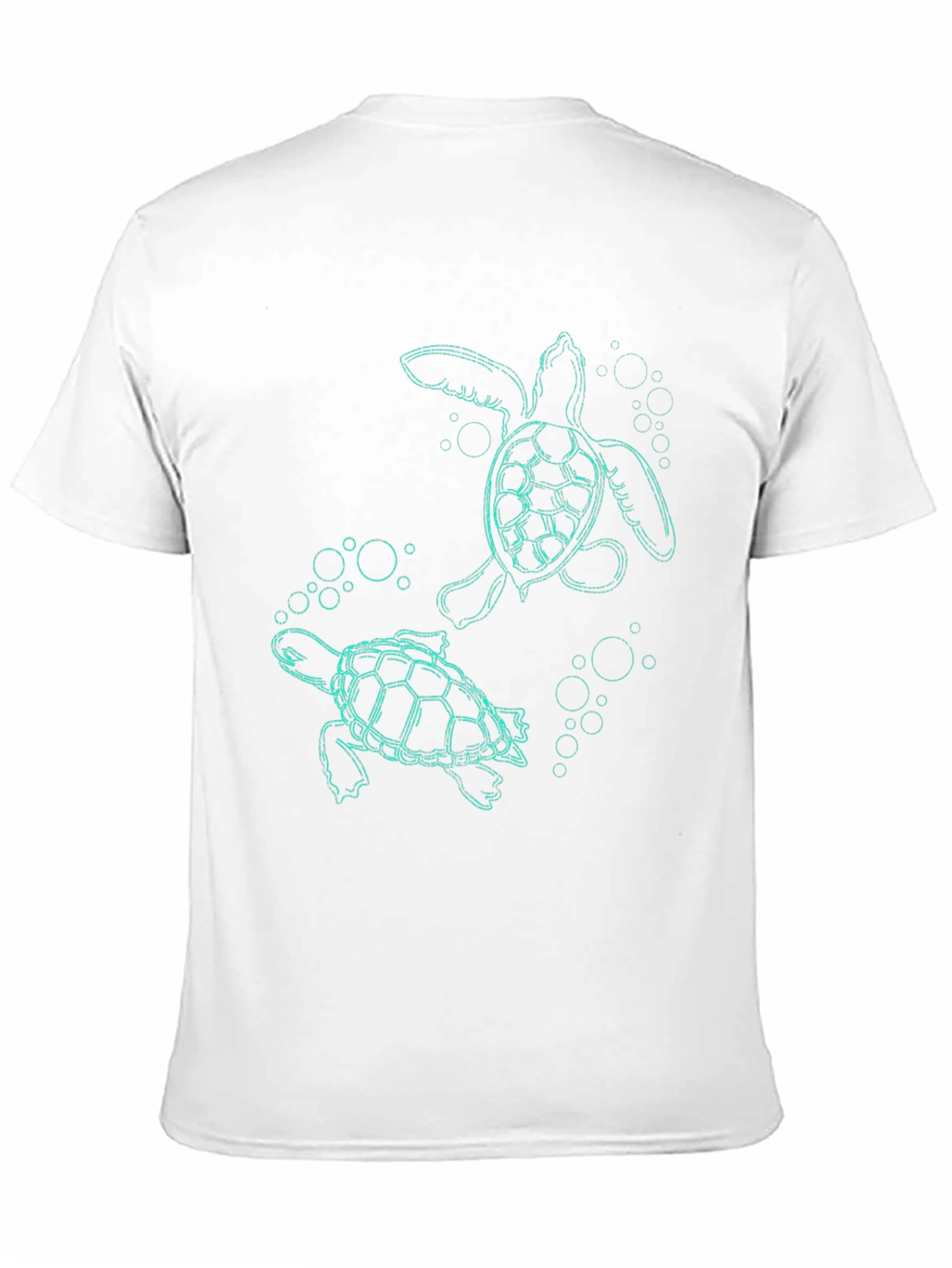 Sea Turtle Graphic Tee - Black