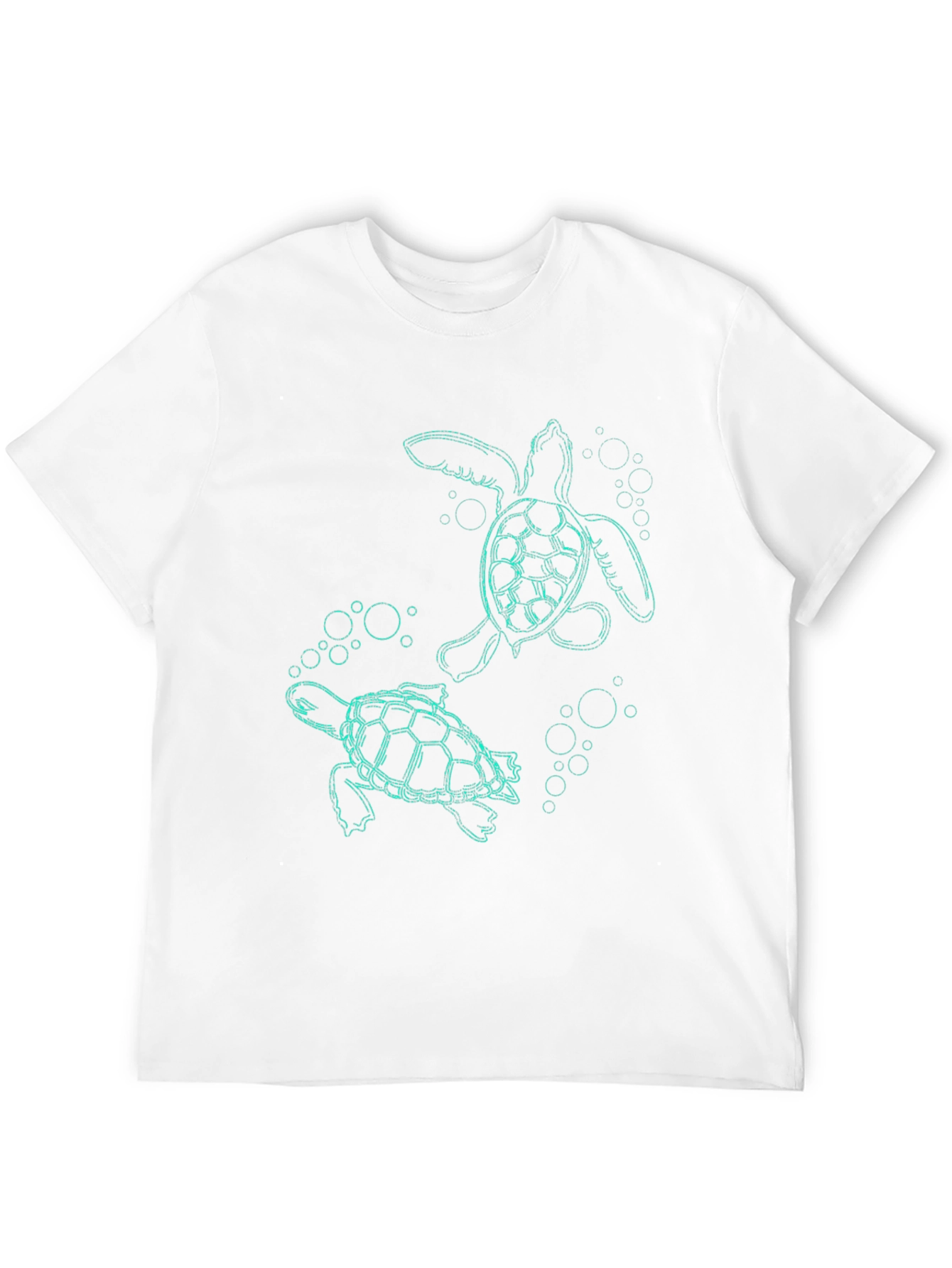 Sea Turtle Graphic Tee - Black