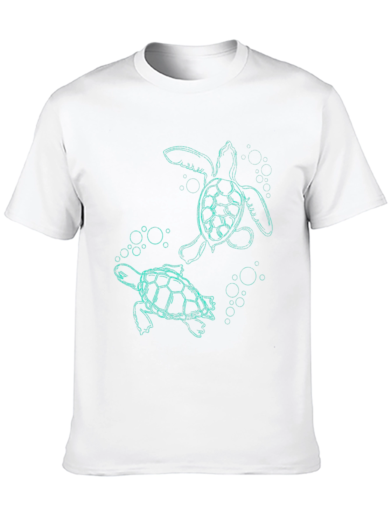 Sea Turtle Graphic Tee - Black