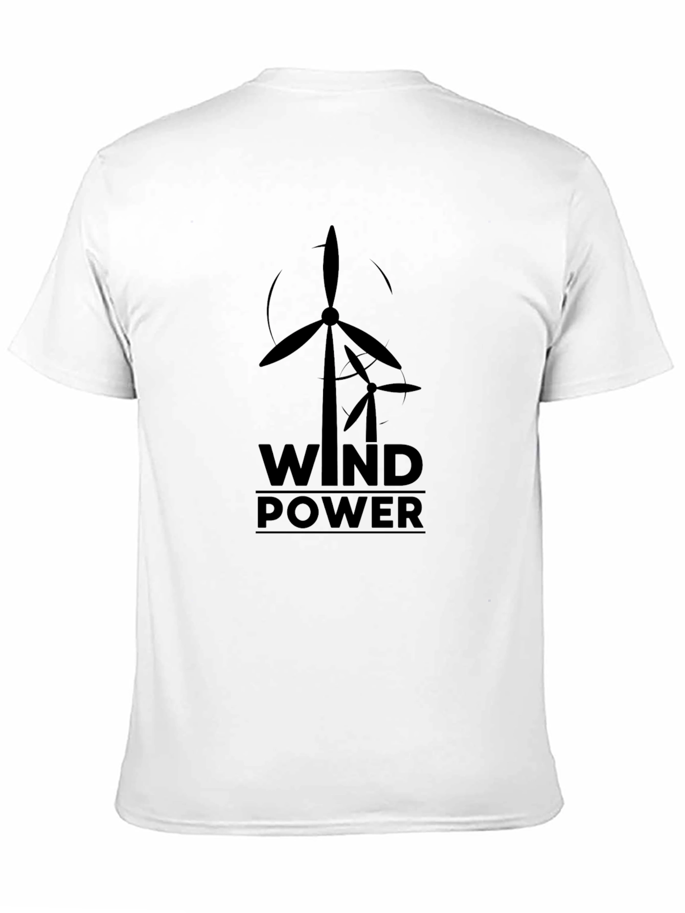 Wind Power Graphic Tee - Sustainable Energy Shirt