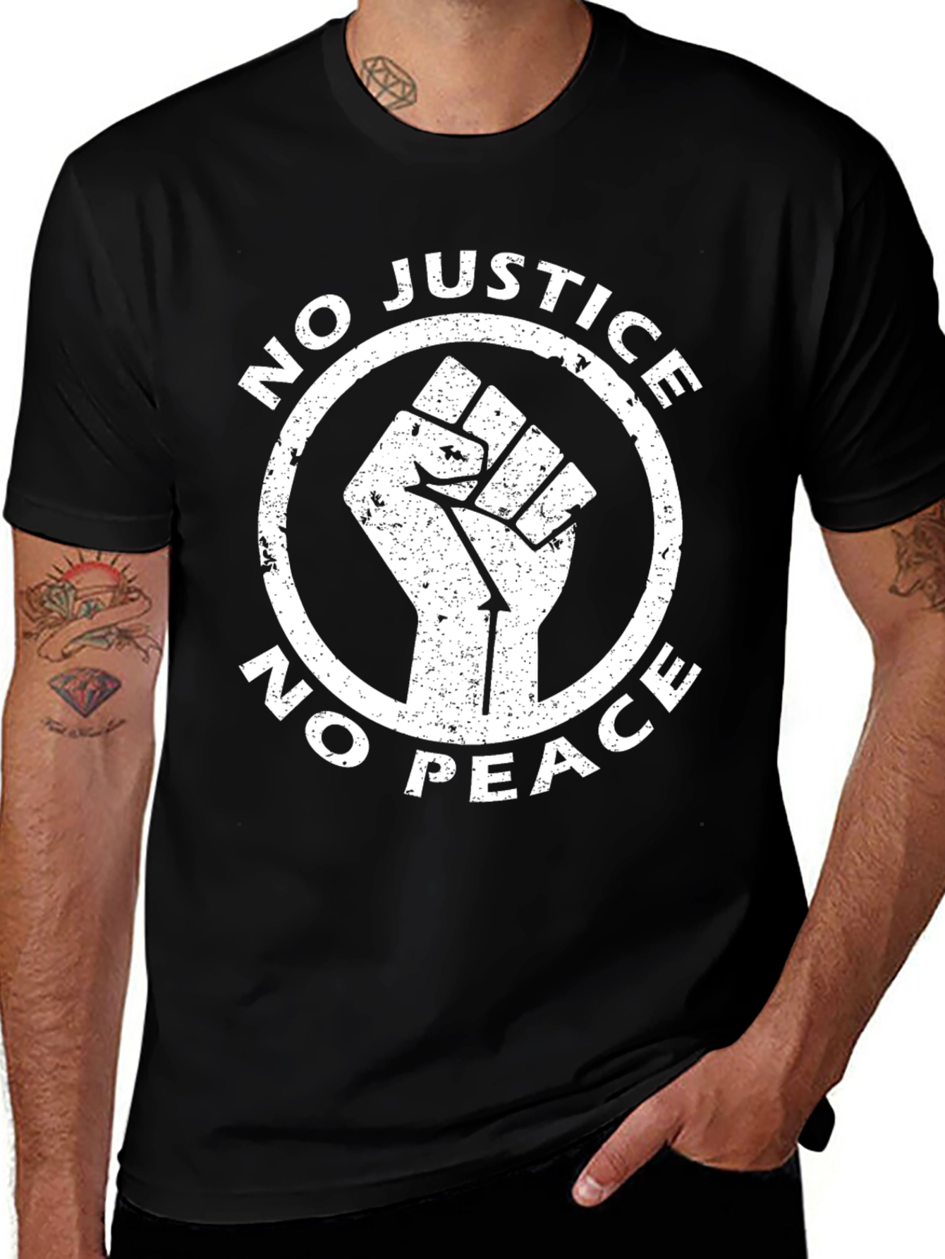 No Justice No Peace Graphic Tee