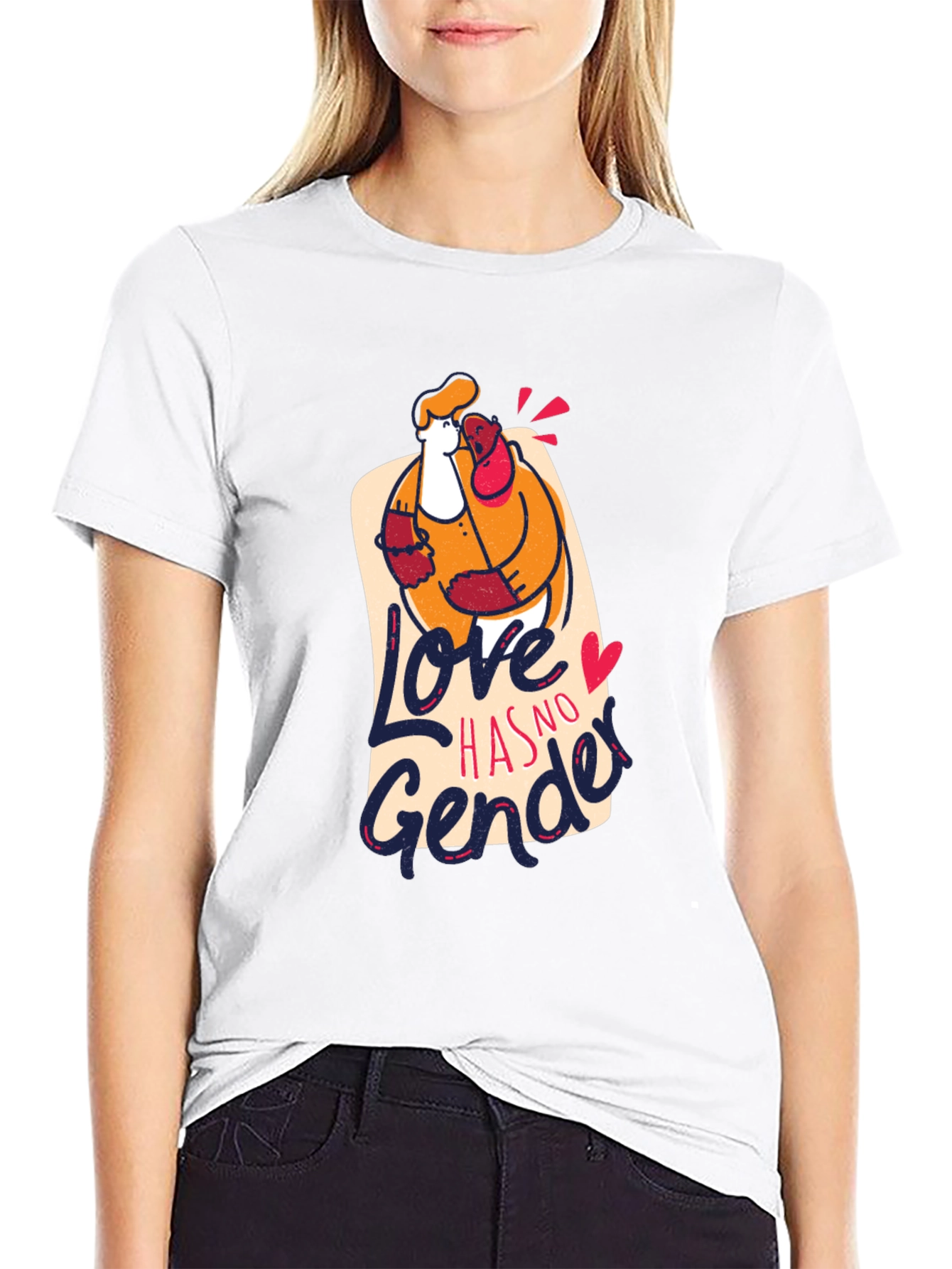 Love Has No Gender Black Graphic Tee