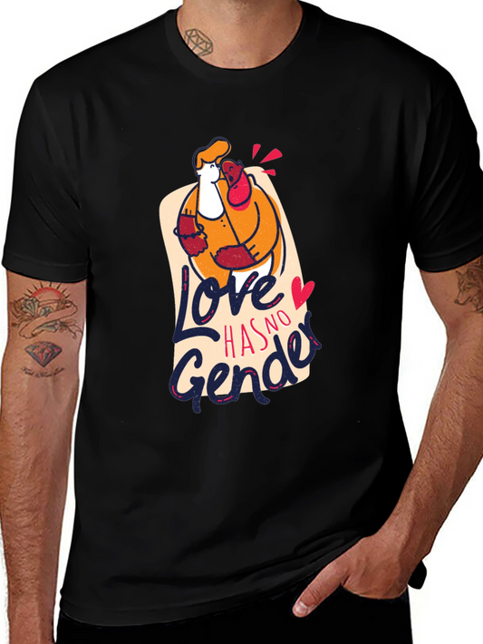 Love Has No Gender Black Graphic Tee