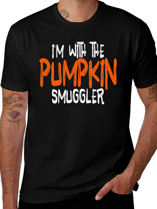 Pumpkin Smuggler Graphic Tee - Halloween Shirt