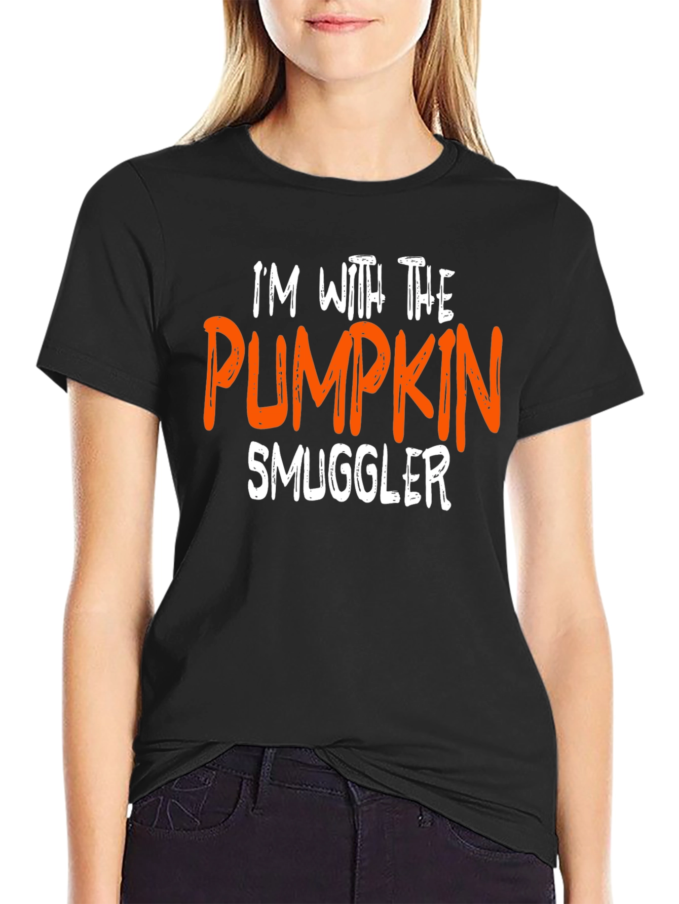 Pumpkin Smuggler Graphic Tee - Halloween Shirt