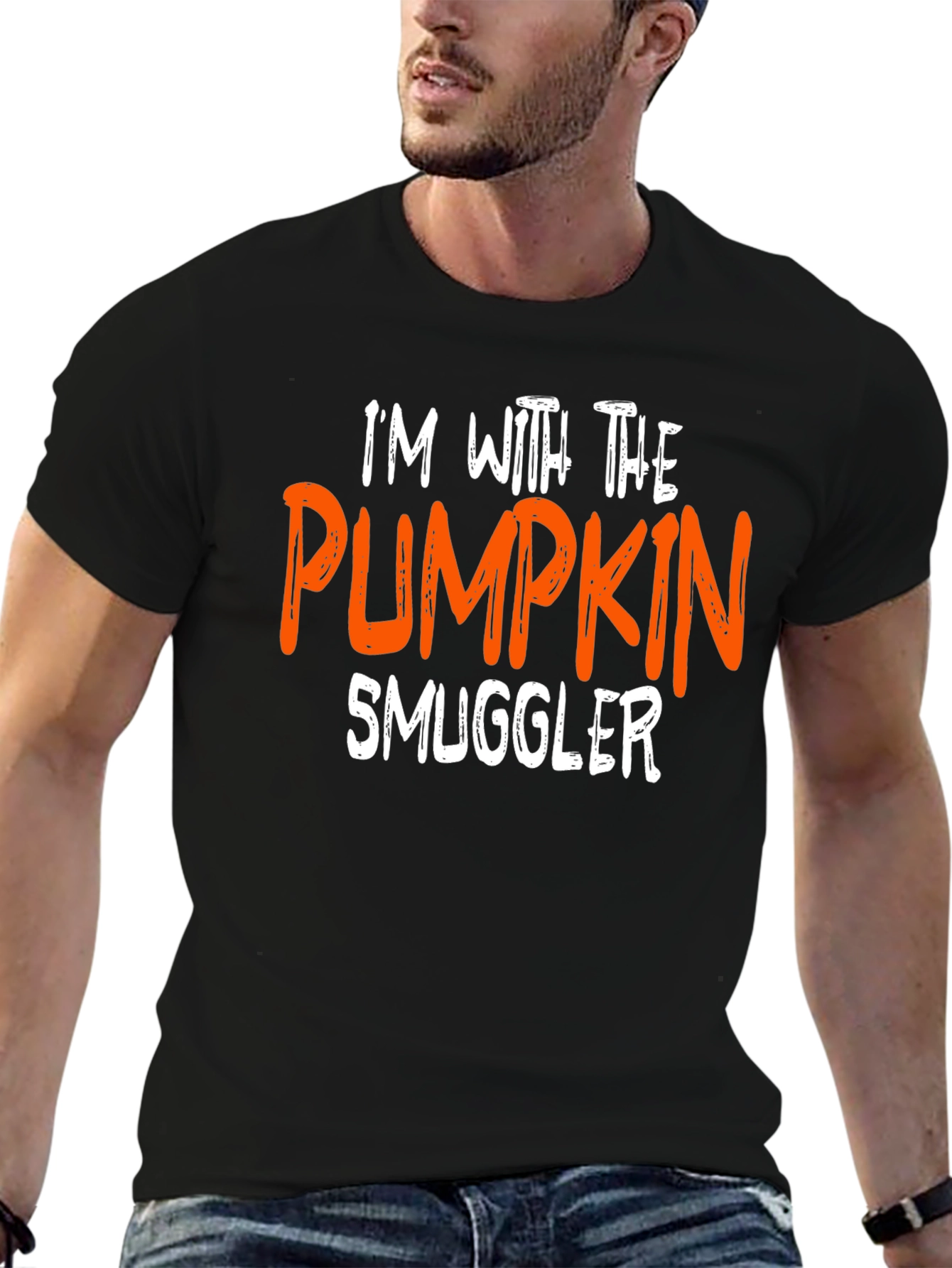 Pumpkin Smuggler Graphic Tee - Halloween Shirt