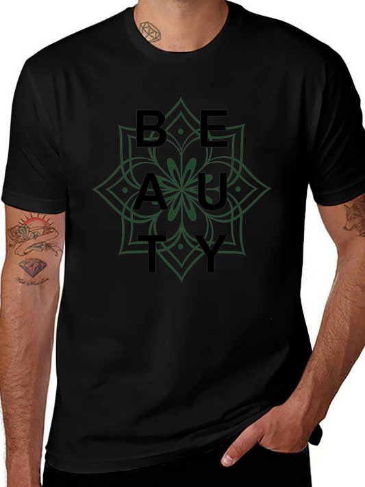 Beauty Mandala Graphic Tee - Stylish Comfort