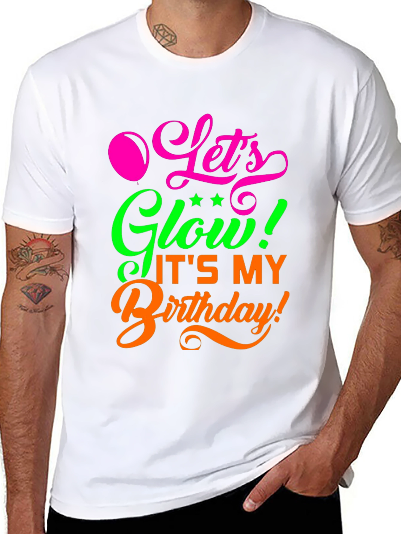 Lets Glow Birthday Shirt