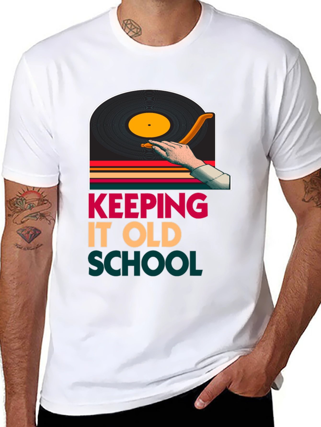 Keeping it Old School Retro Graphic Tee