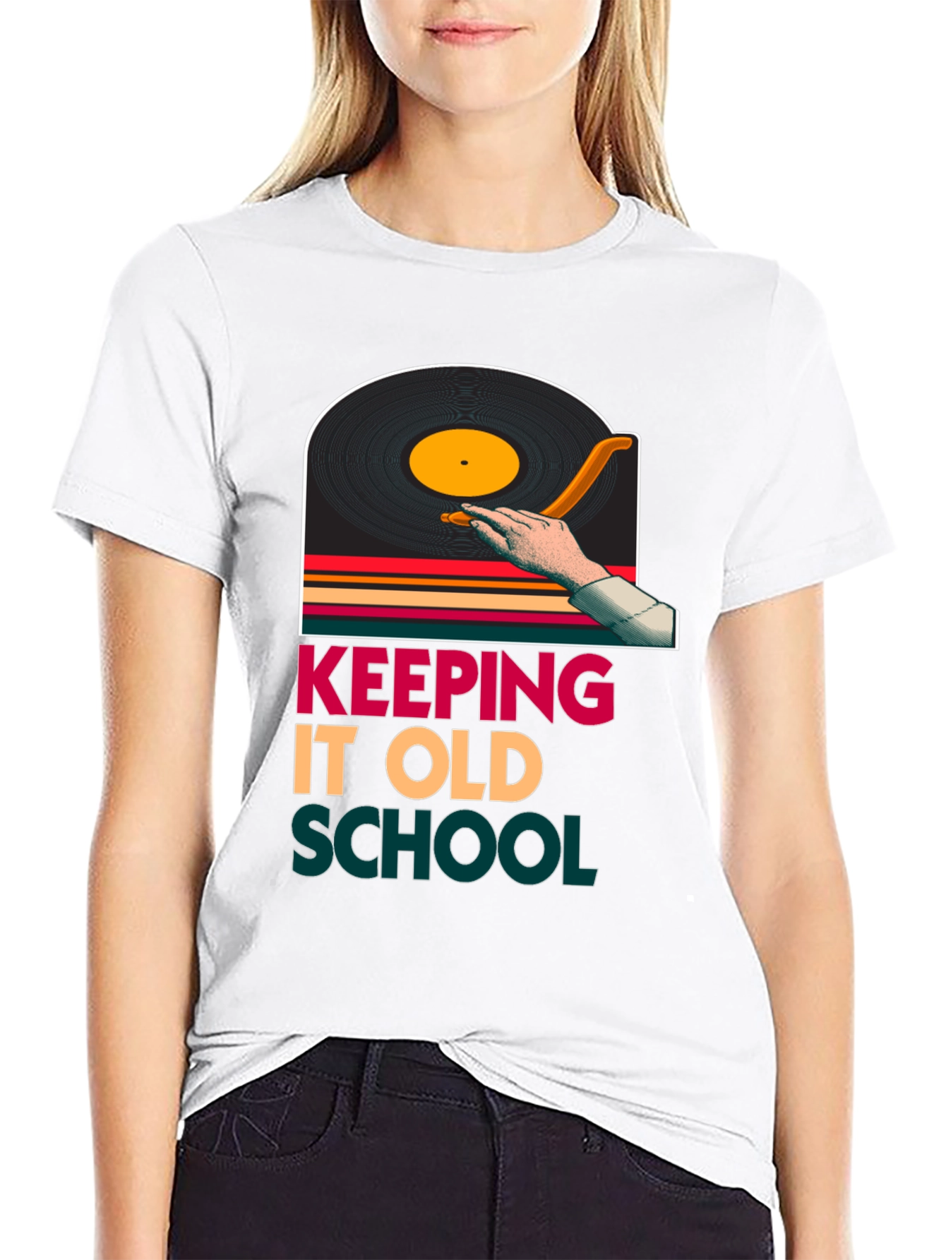 Keeping it Old School Retro Graphic Tee