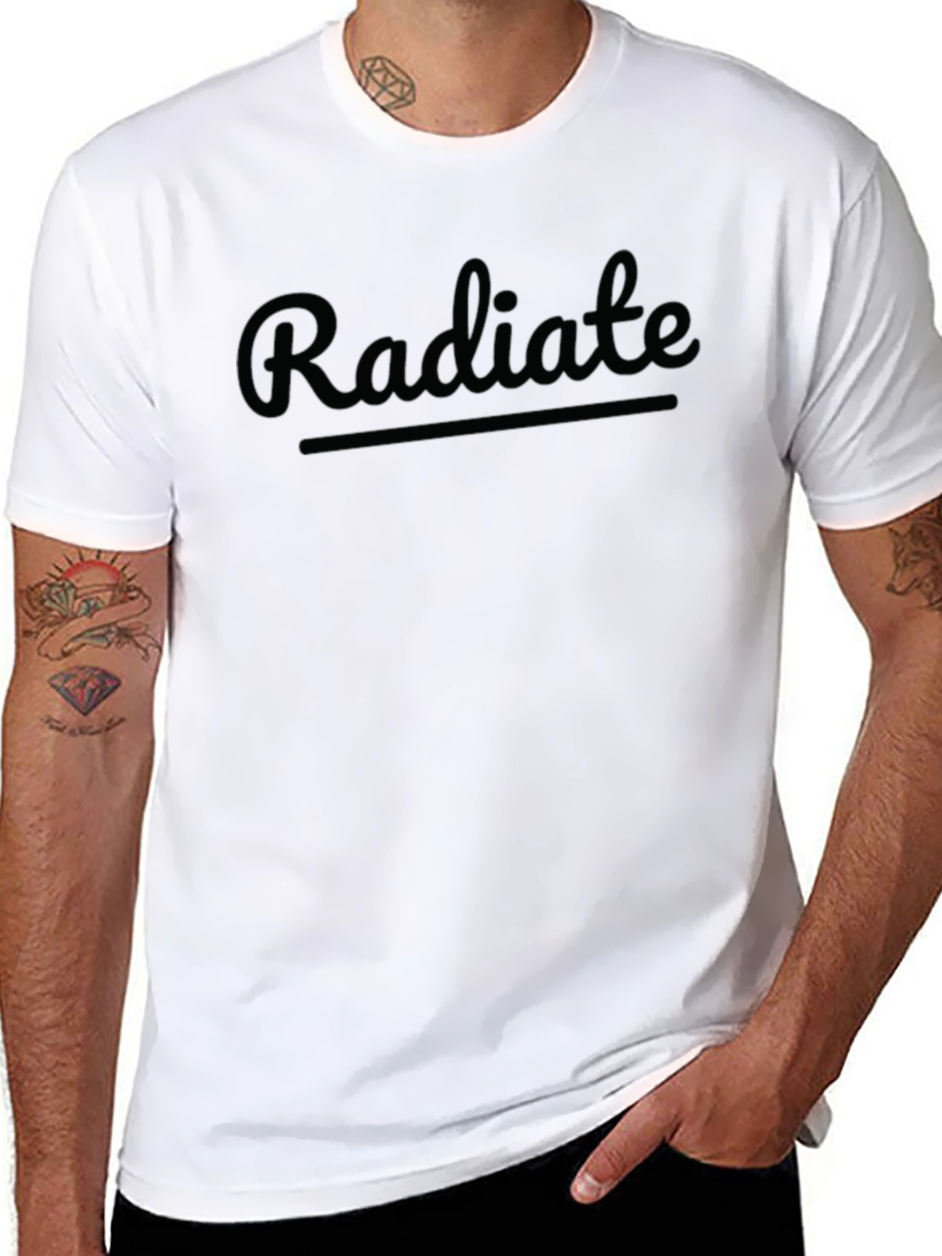 Radiate Black Graphic T-Shirt