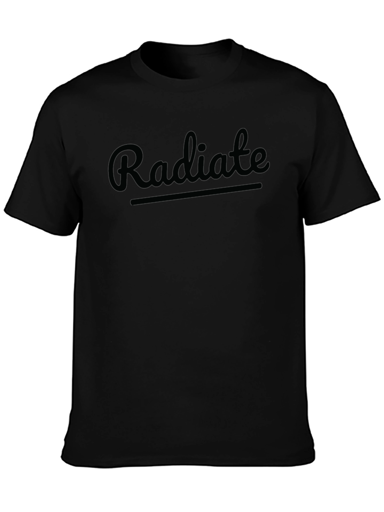 Radiate Black Graphic T-Shirt