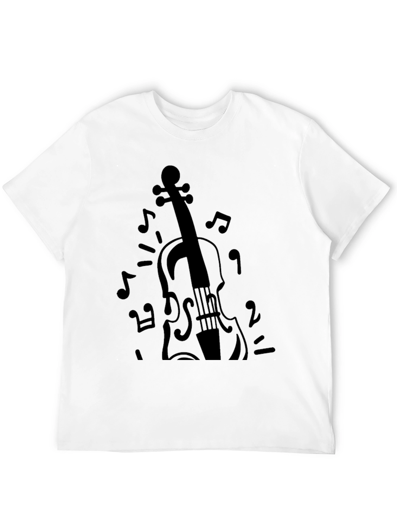 Musical Violin Graphic Tee