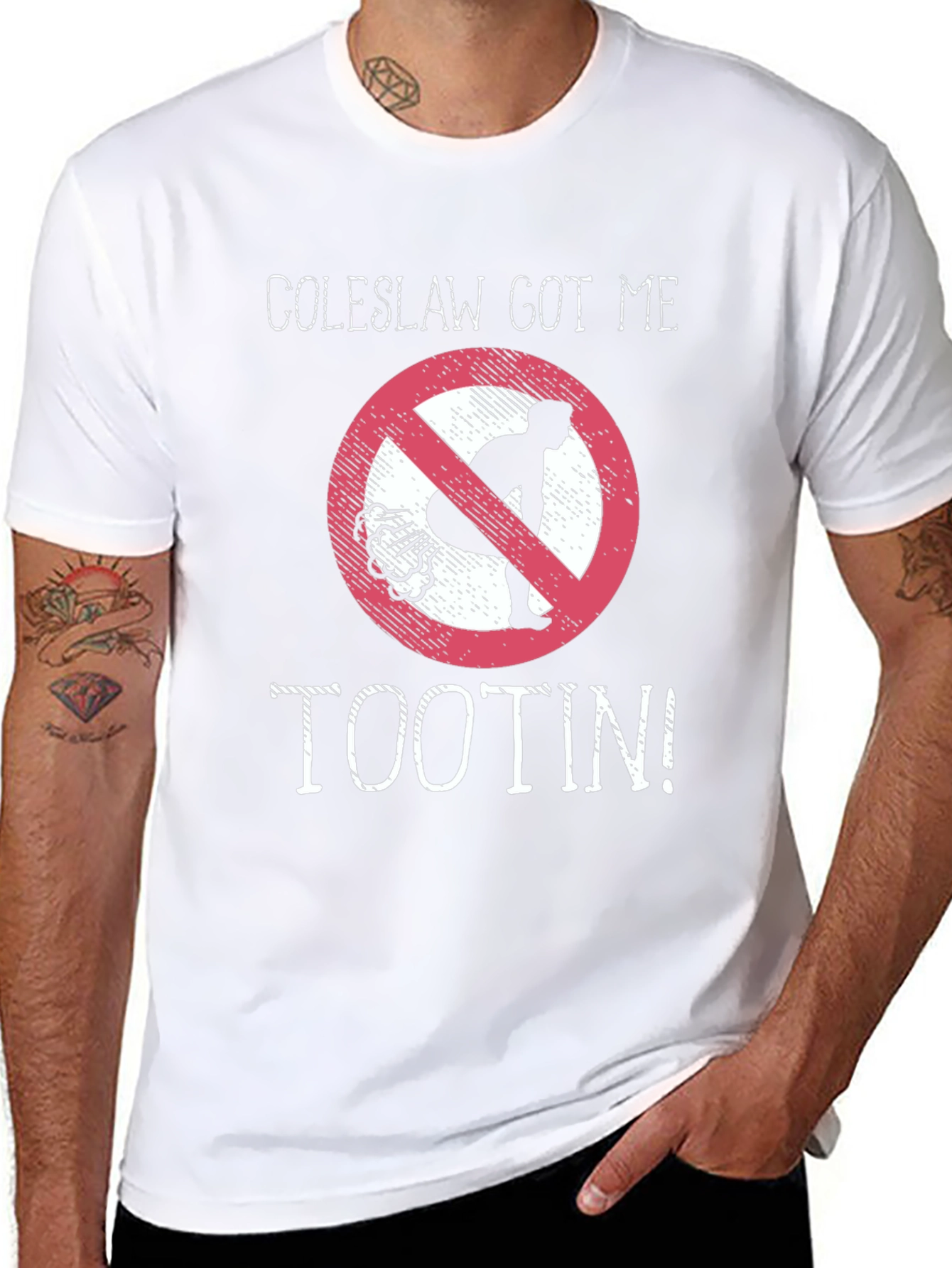 Funny Coleslaw Tootin Graphic Tee