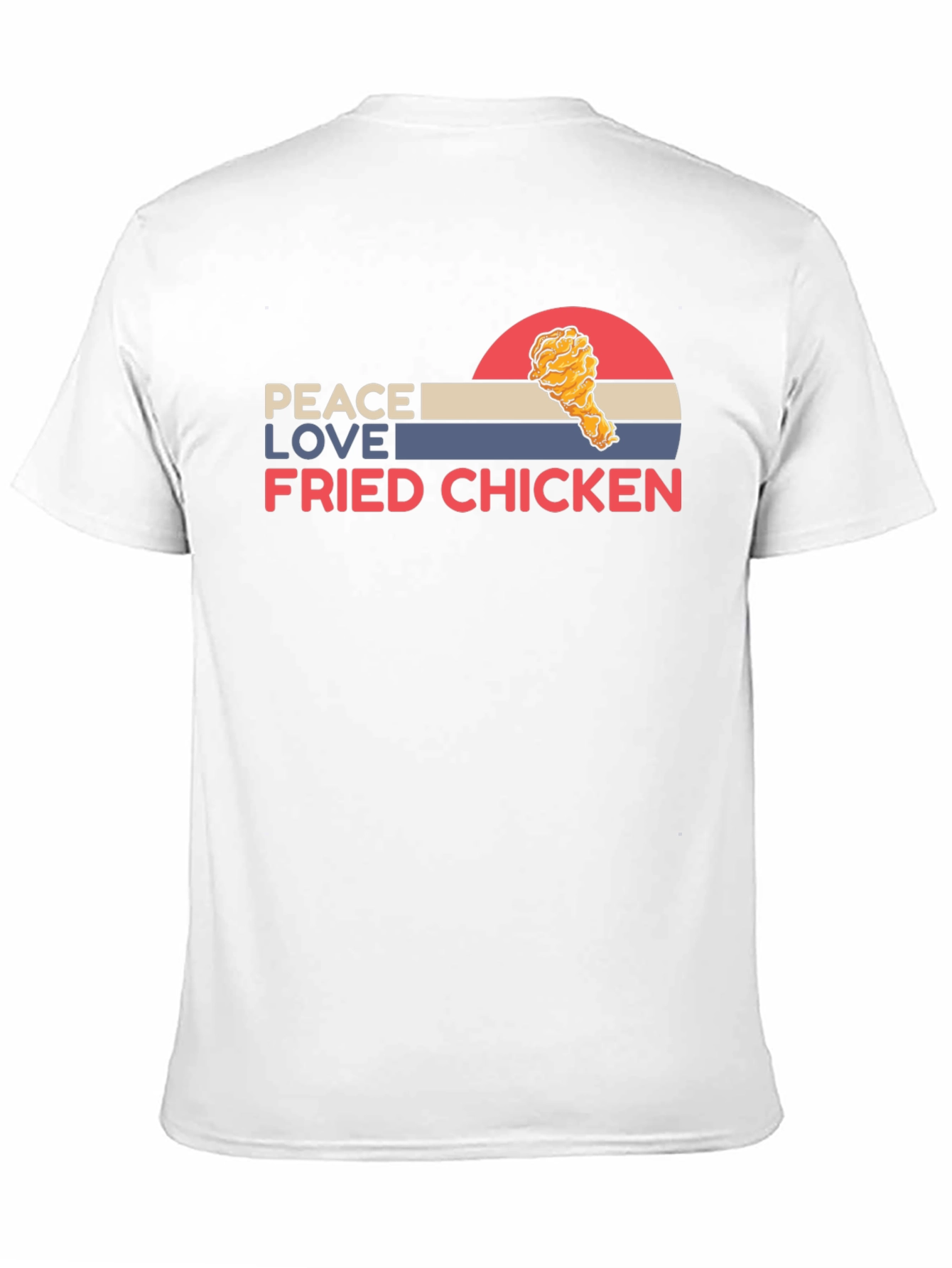 Peace Love Fried Chicken Graphic Tee