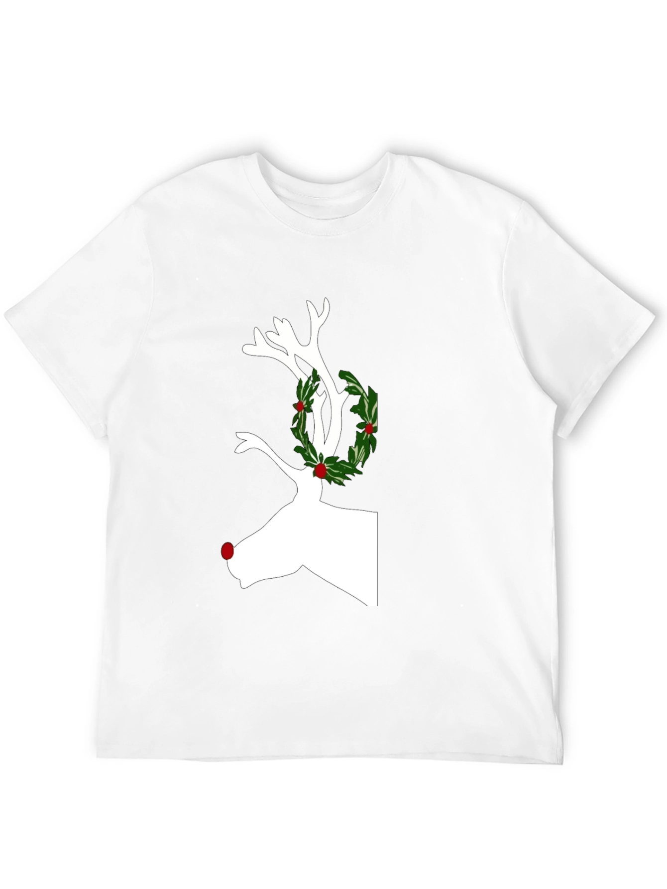 Festive Reindeer T-Shirt - Holiday Cheer
