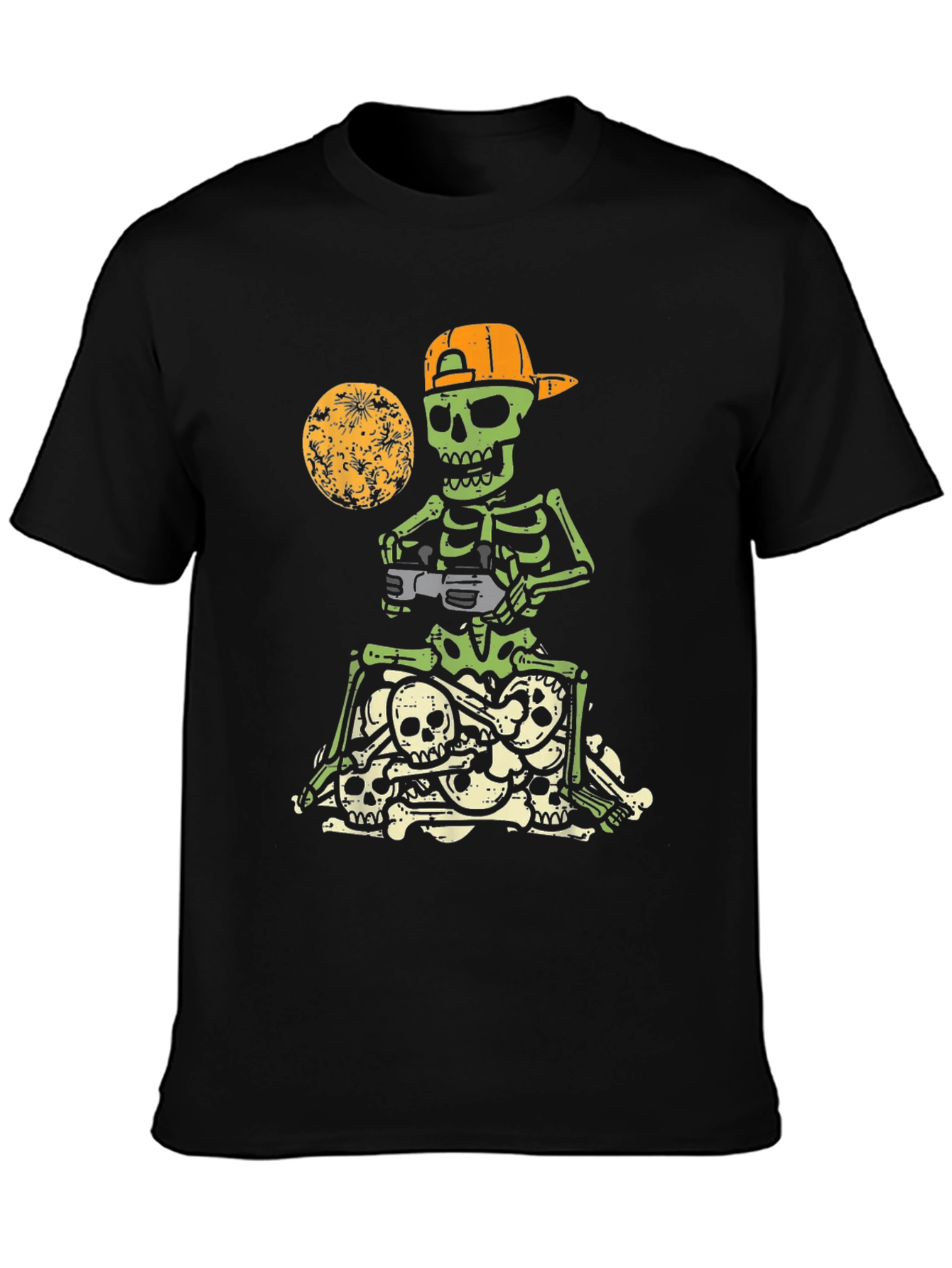Gamer Skeleton T-Shirt - Halloween Style