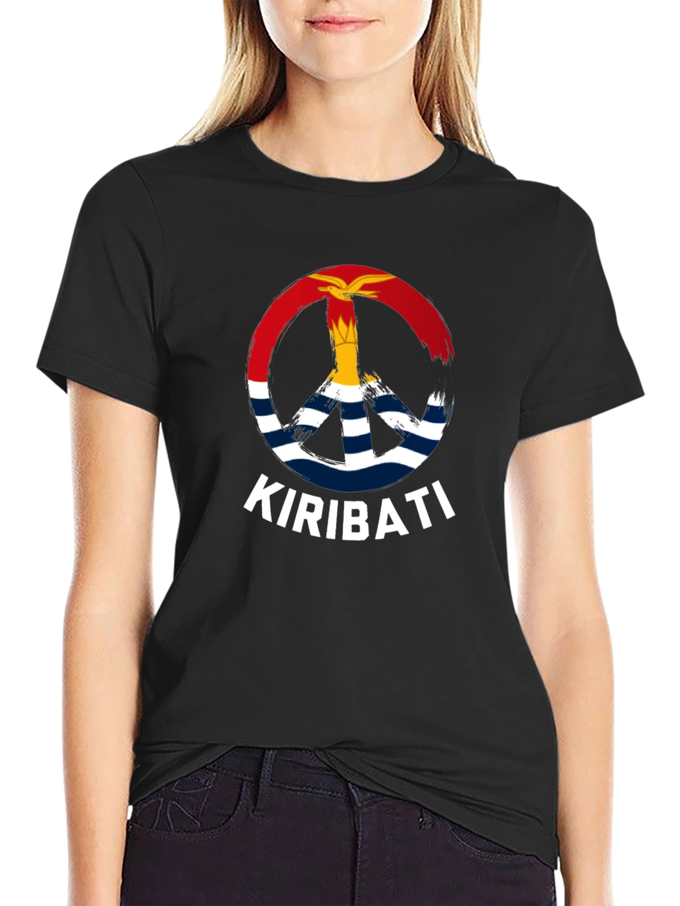 Kiribati Peace Sign T-Shirt - Island Nation Pride Tee