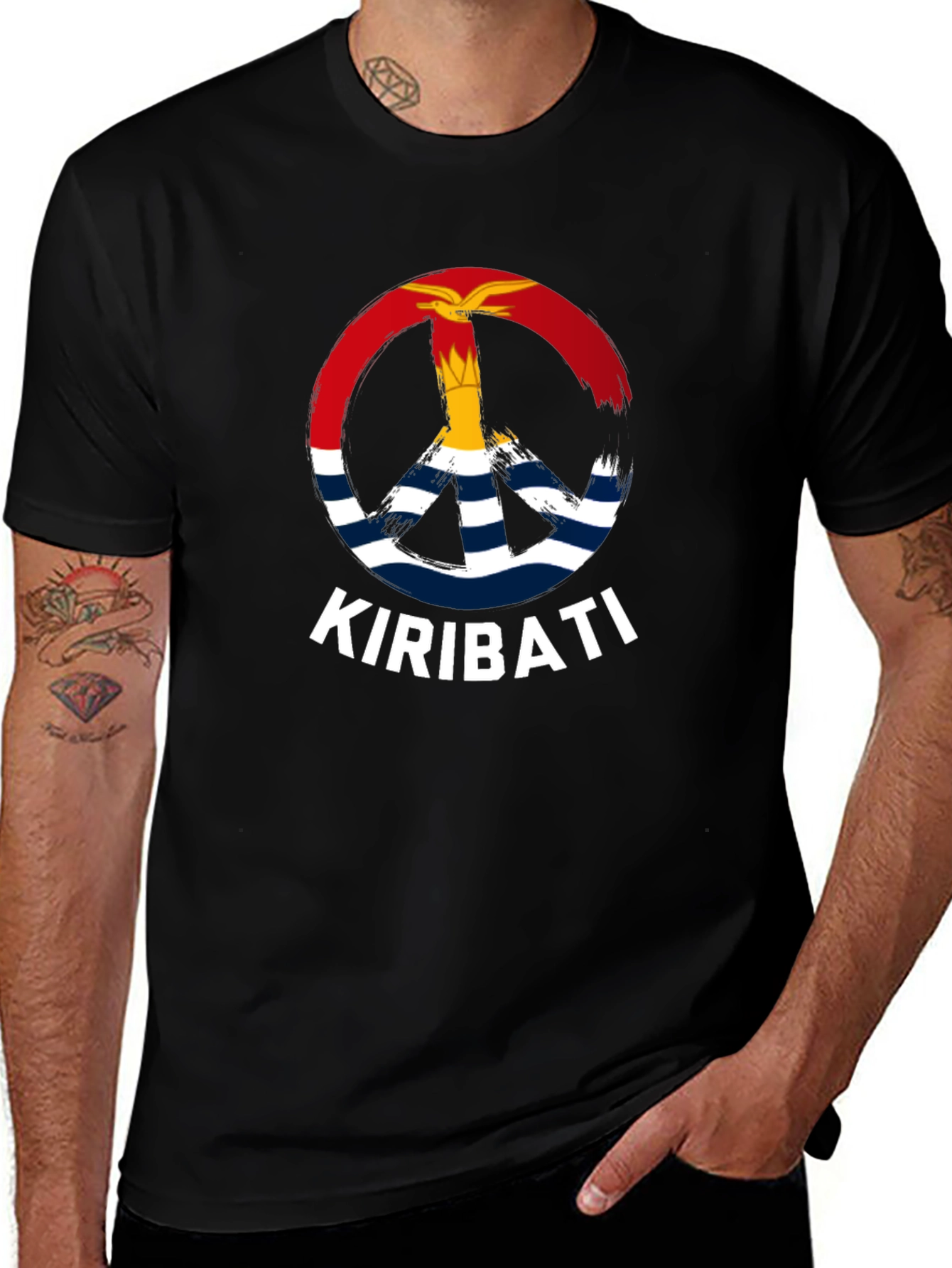 Kiribati Peace Sign T-Shirt - Island Nation Pride Tee