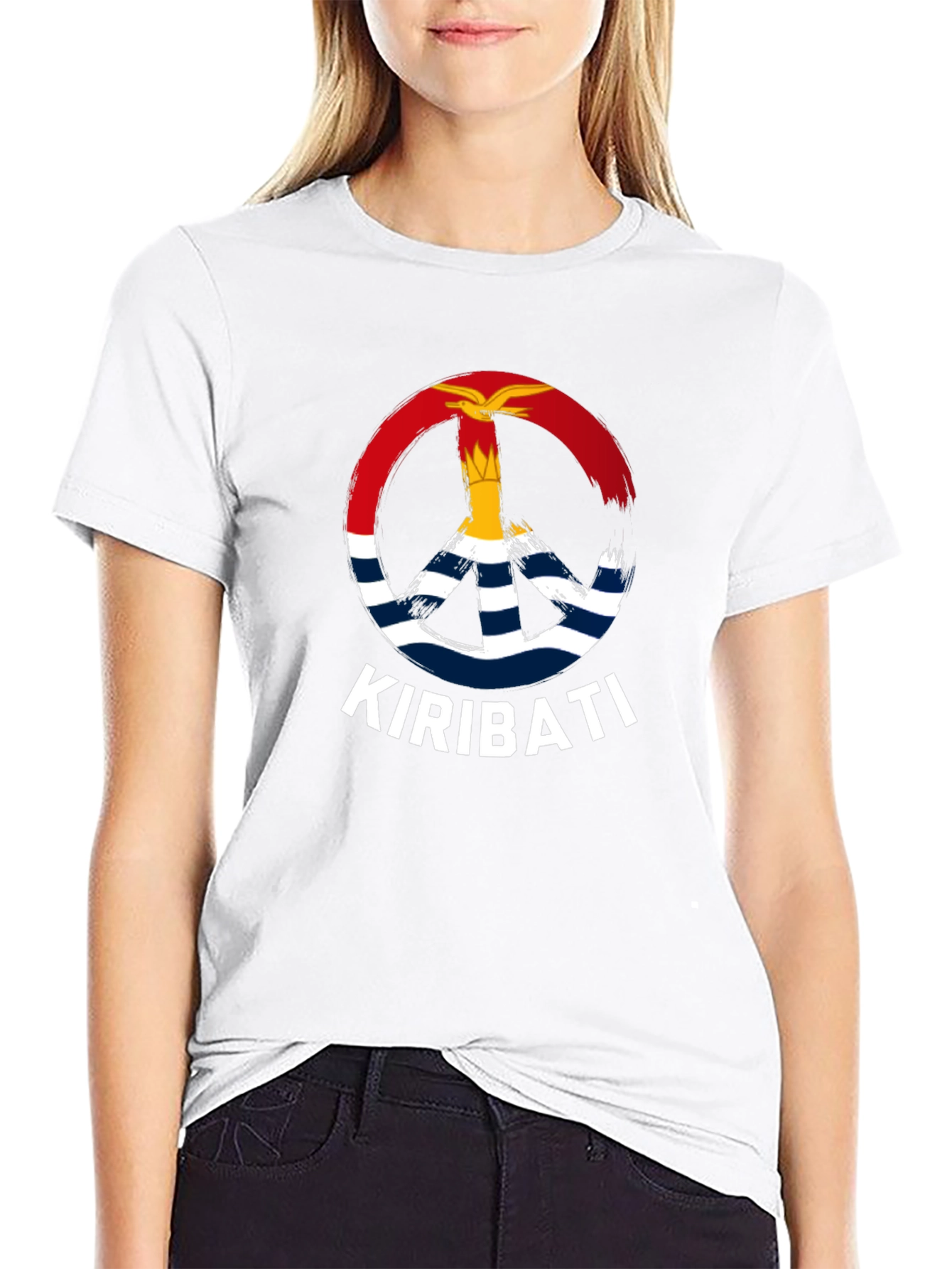 Kiribati Peace Sign T-Shirt - Island Nation Pride Tee