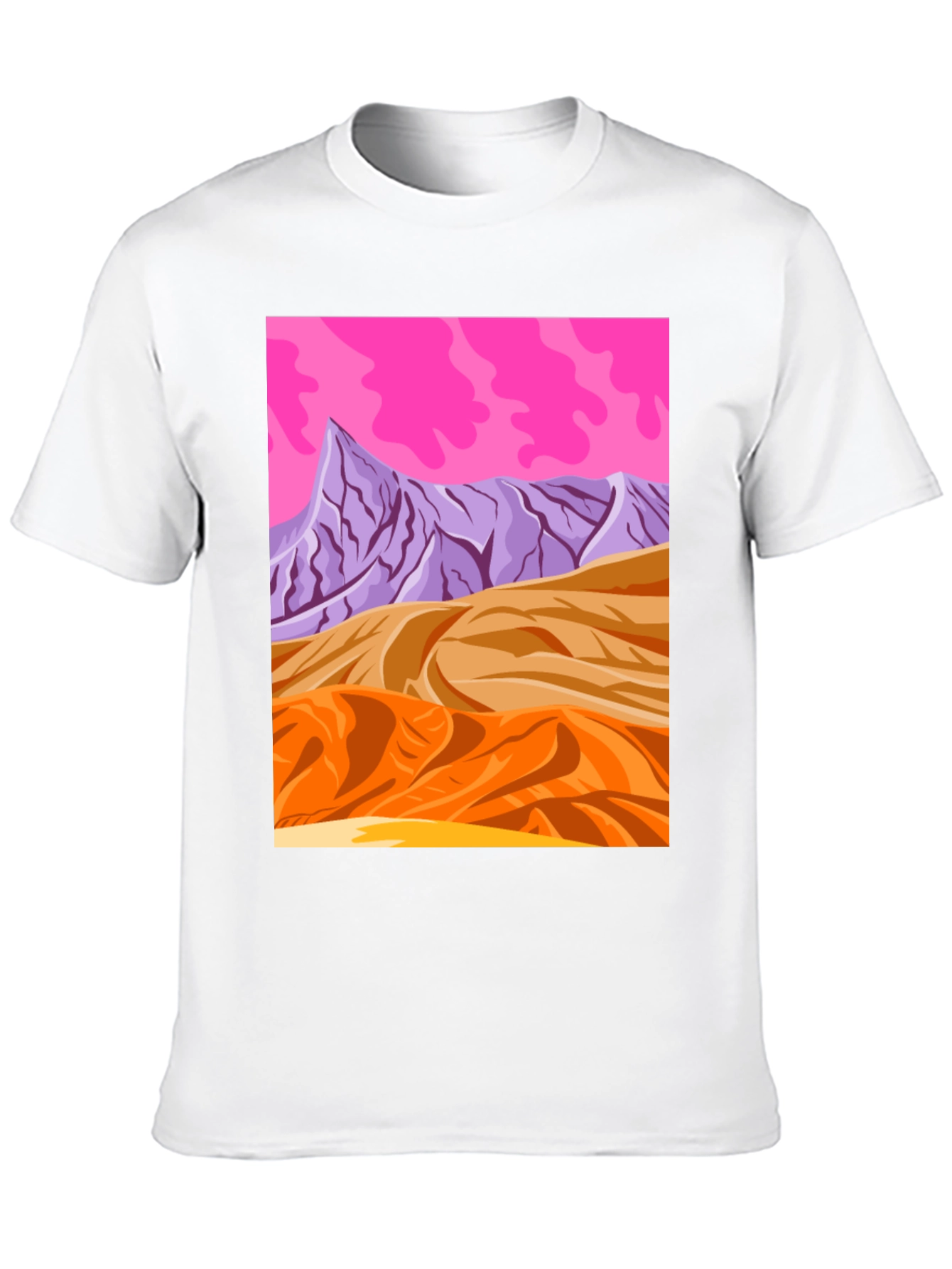 Vaporwave Desert T-Shirt - Retro Graphic Tee