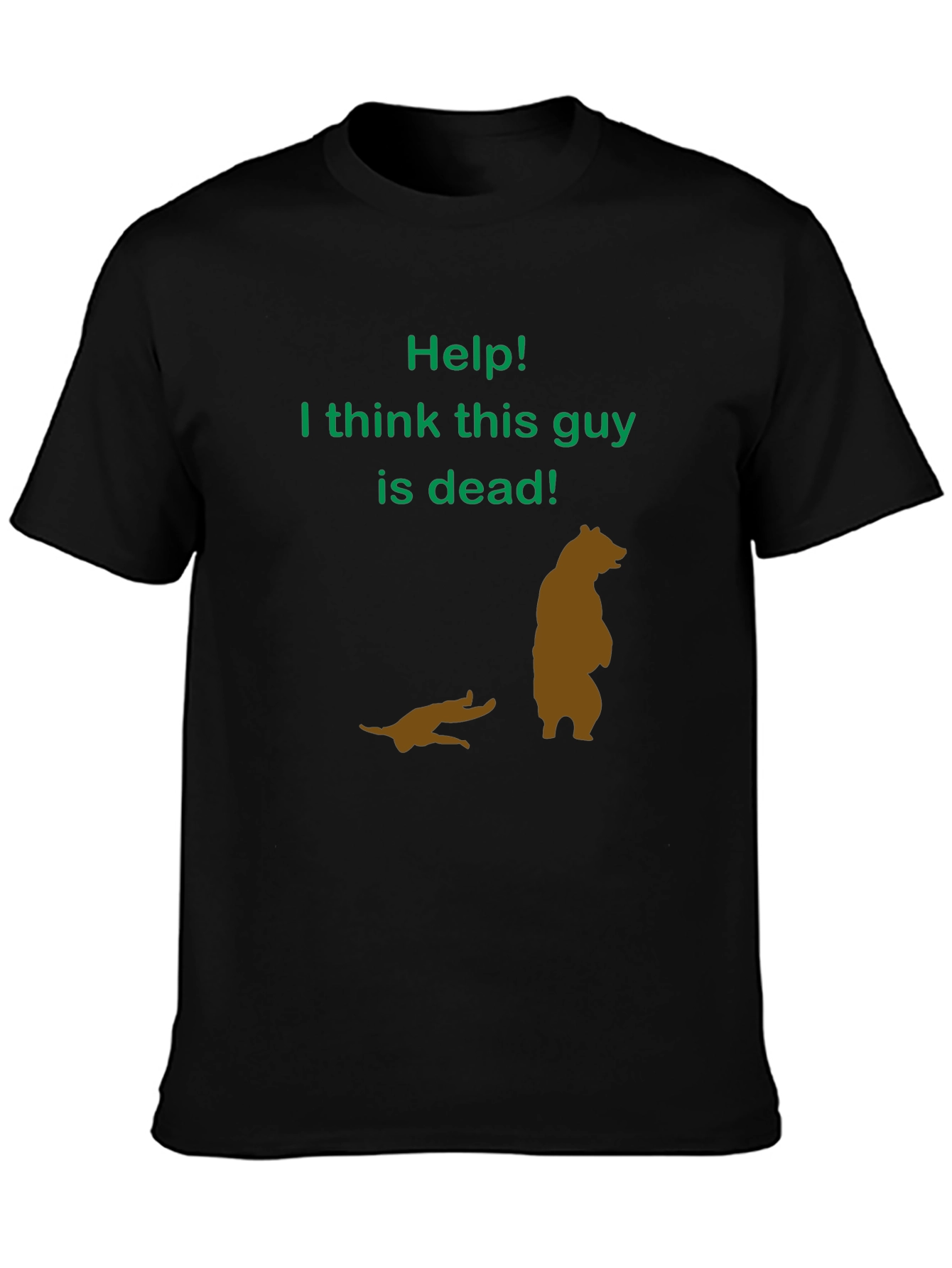 Help! Funny Bear T-Shirt