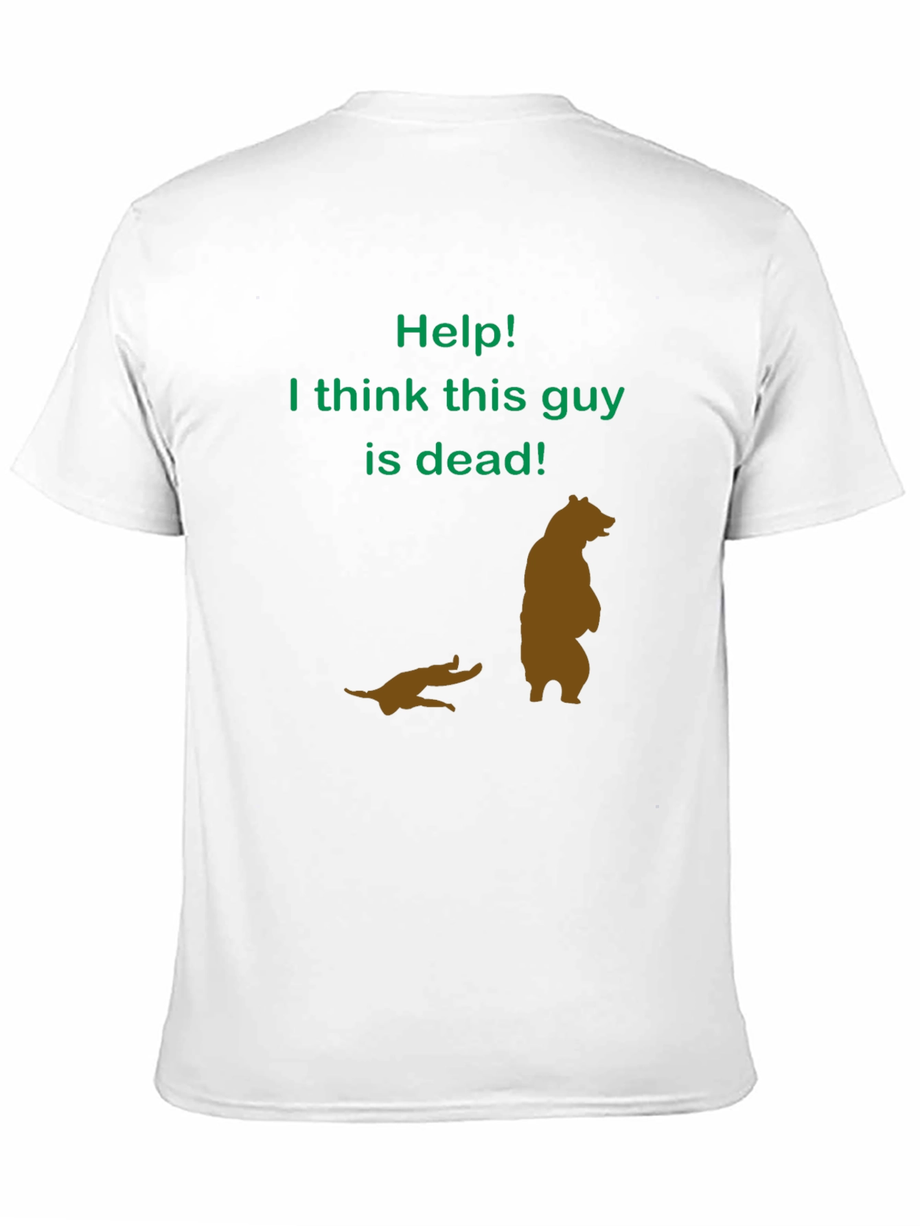 Help! Funny Bear T-Shirt