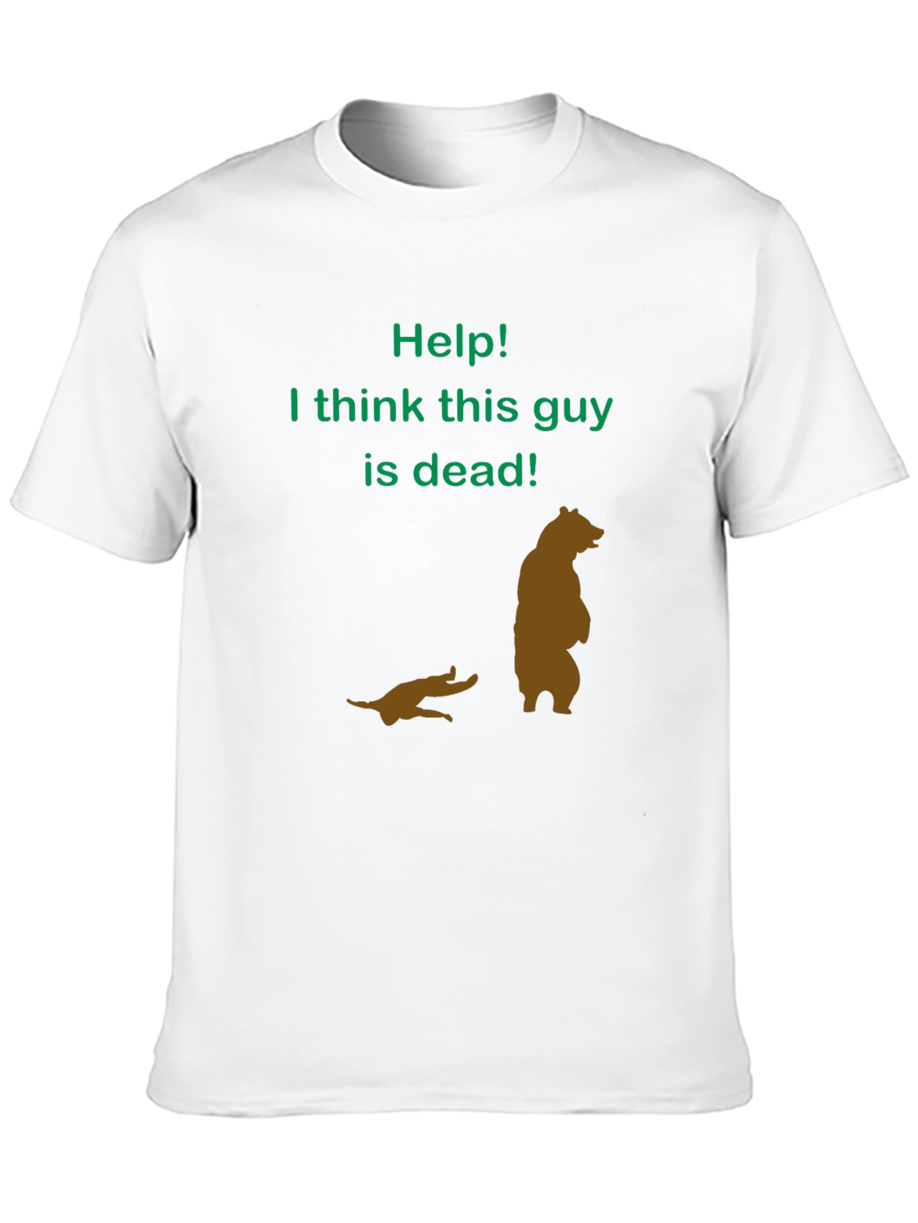 Help! Funny Bear T-Shirt