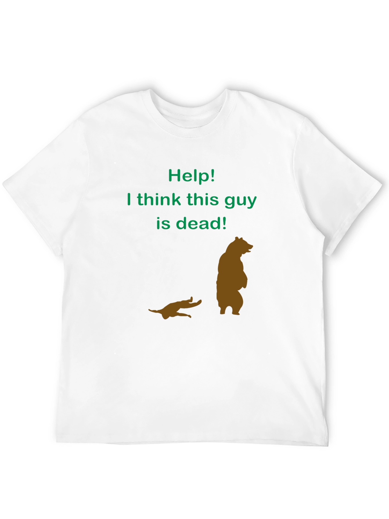 Help! Funny Bear T-Shirt