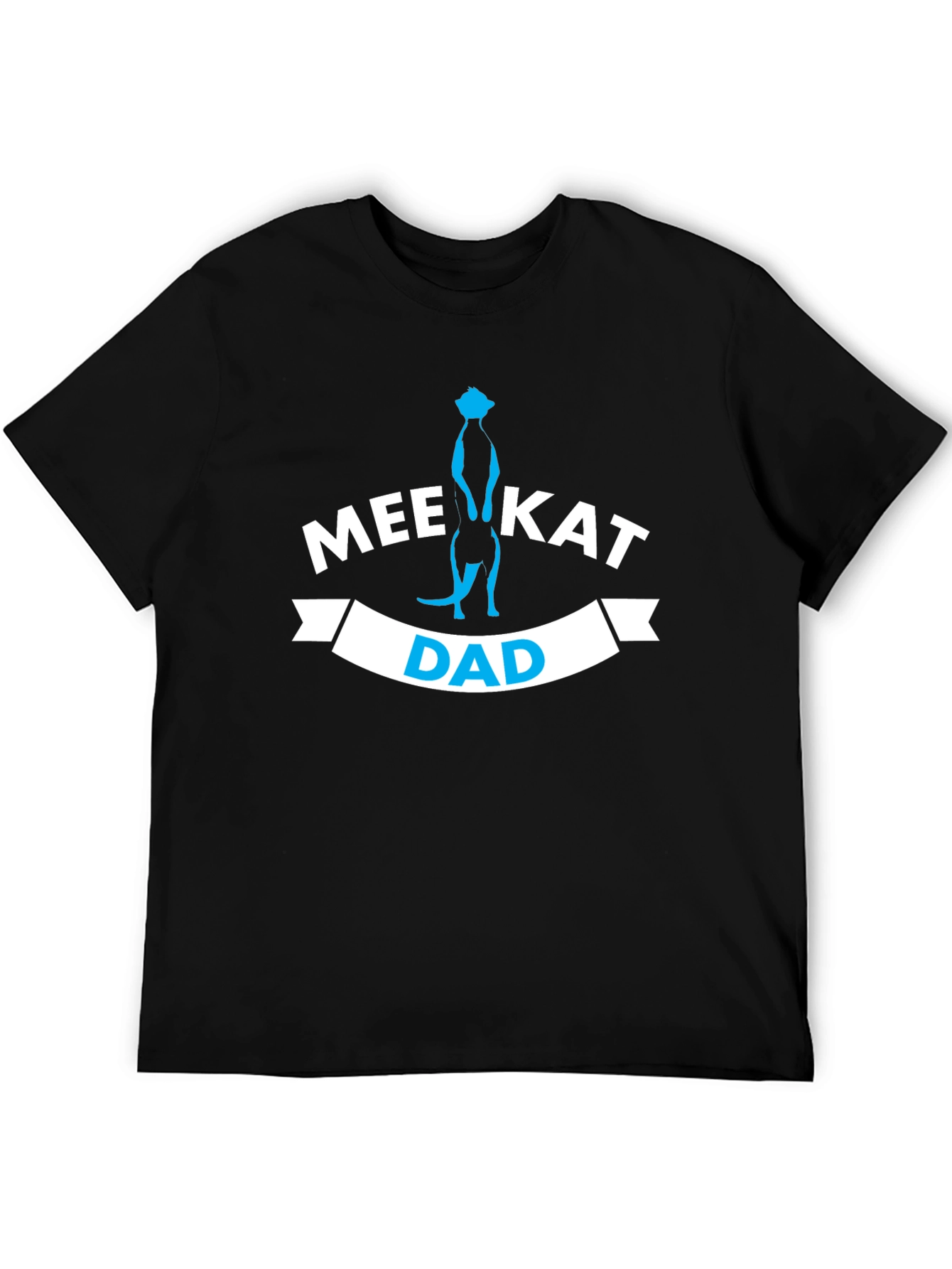 Meerkat Dad Graphic Tee - Novelty Mens T-Shirt