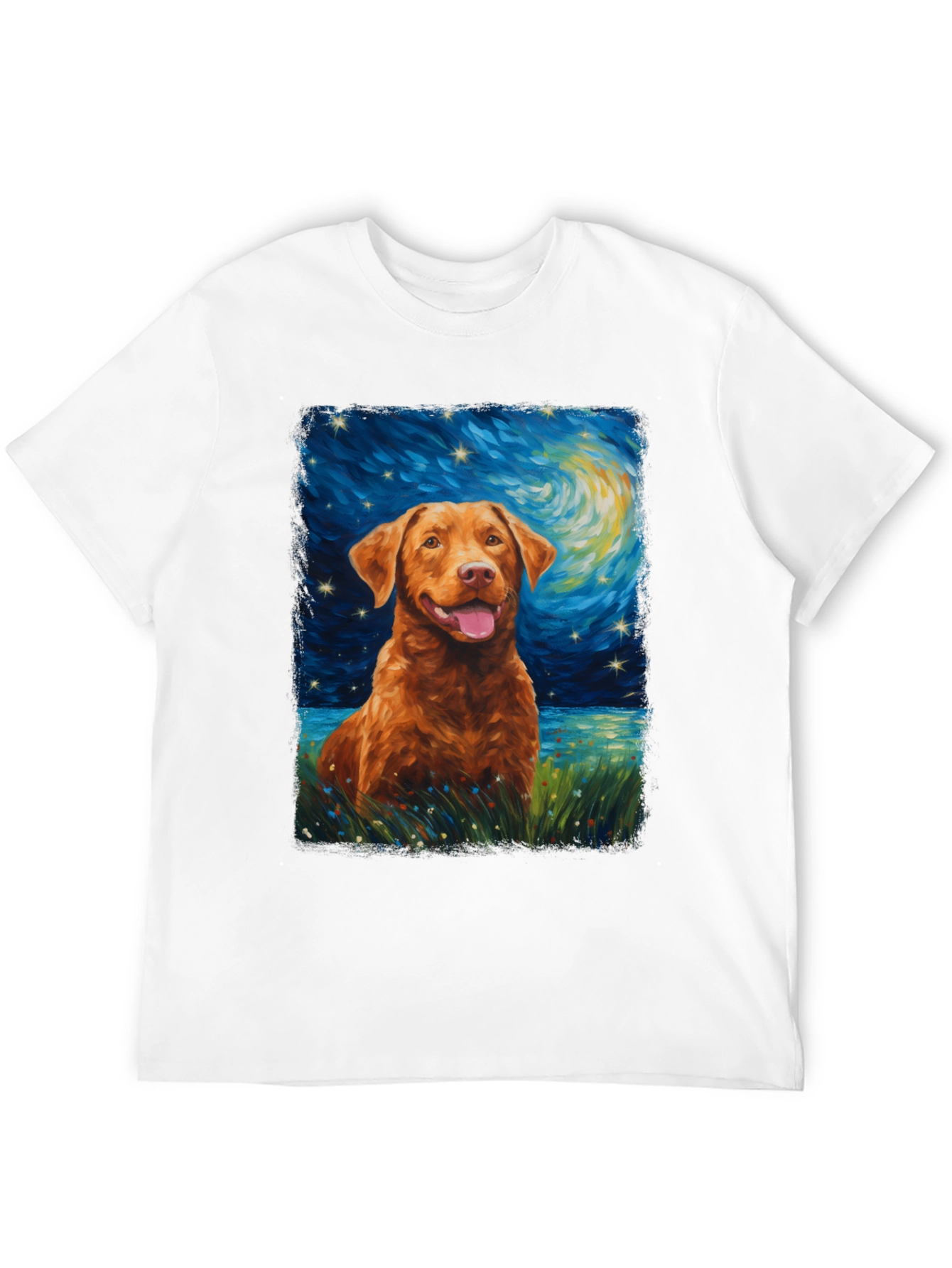 Starry Night Dog T-Shirt