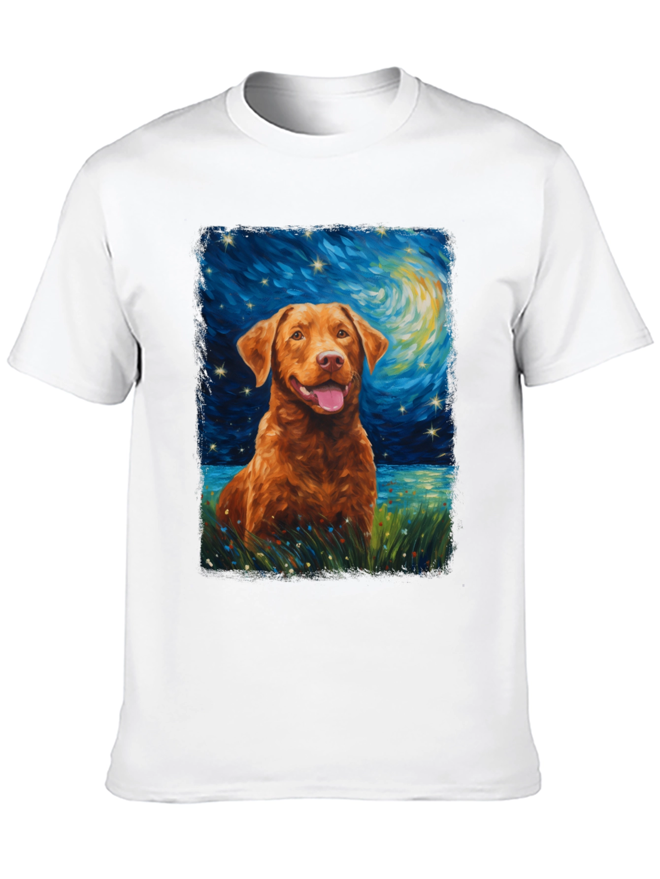 Starry Night Dog T-Shirt