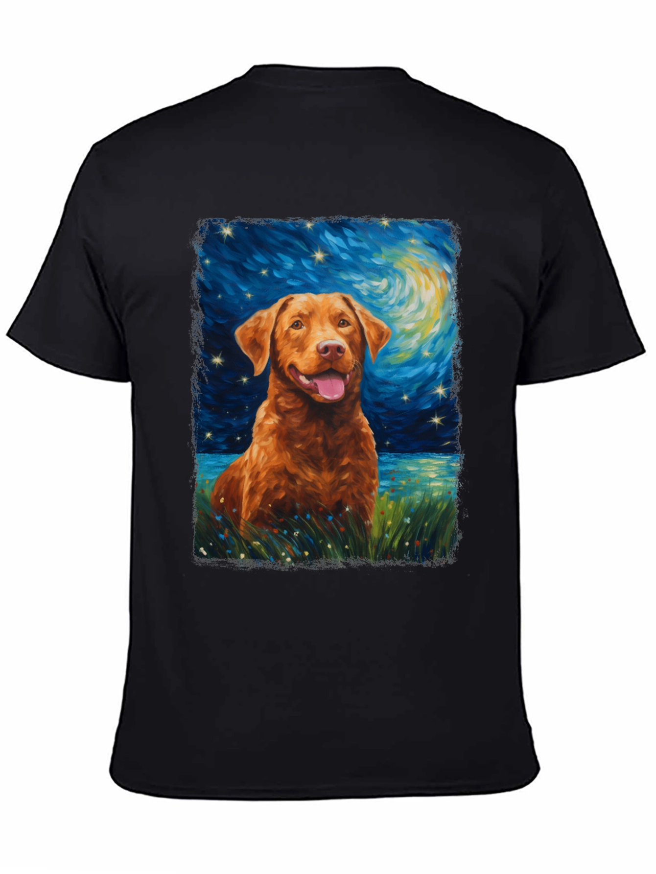 Starry Night Dog T-Shirt