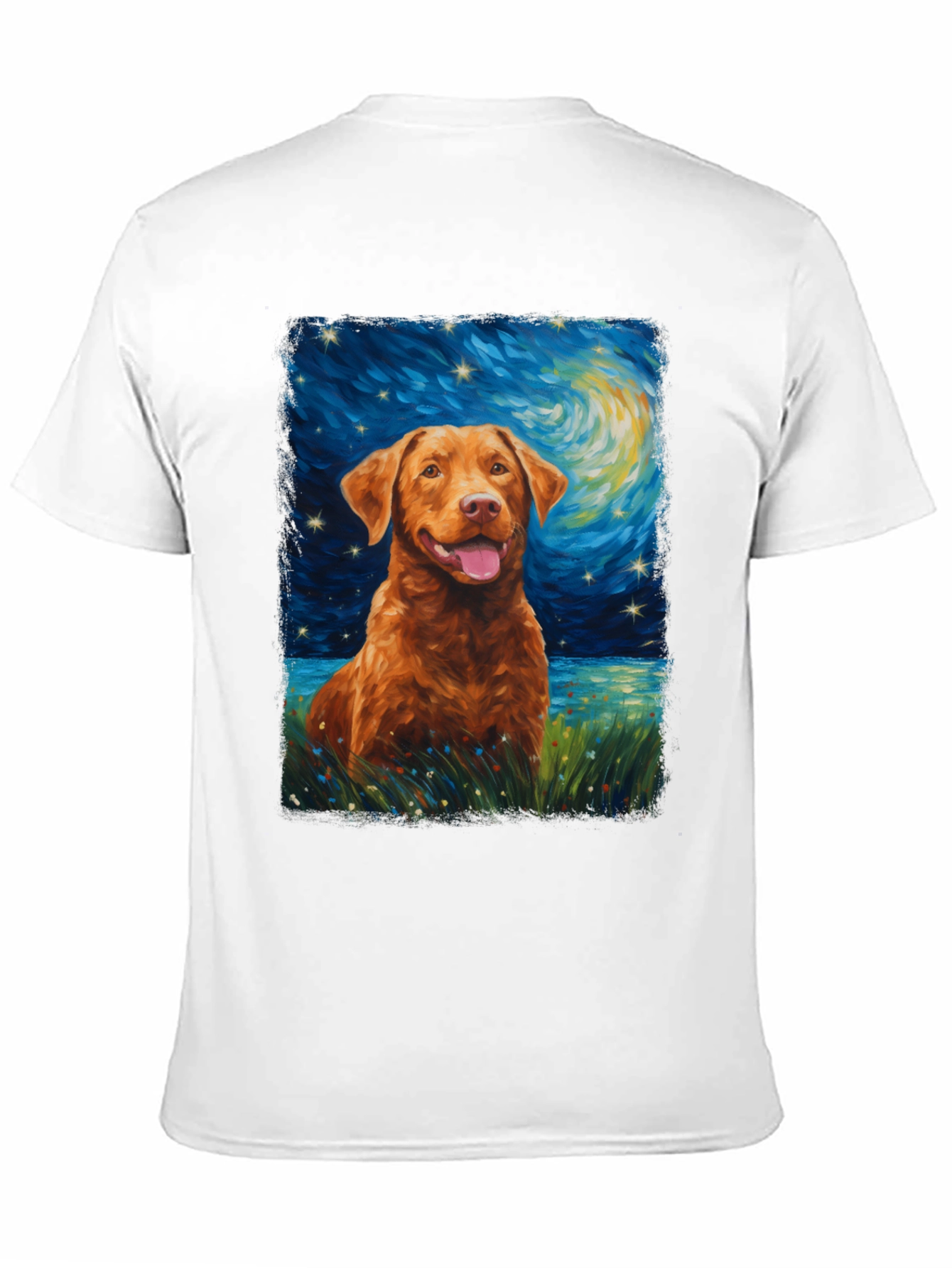 Starry Night Dog T-Shirt