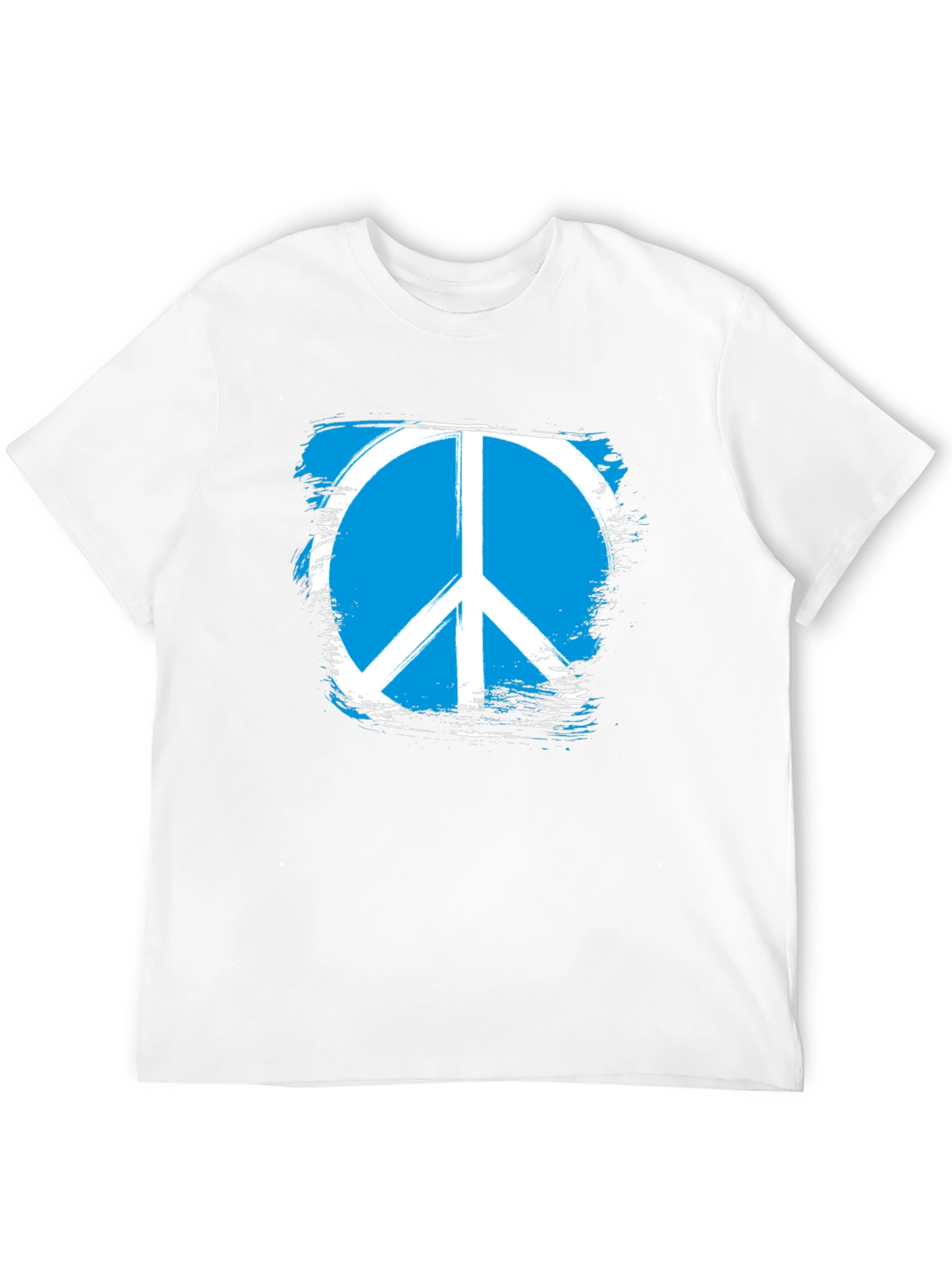 Peace Symbol Graphic Tee - Black