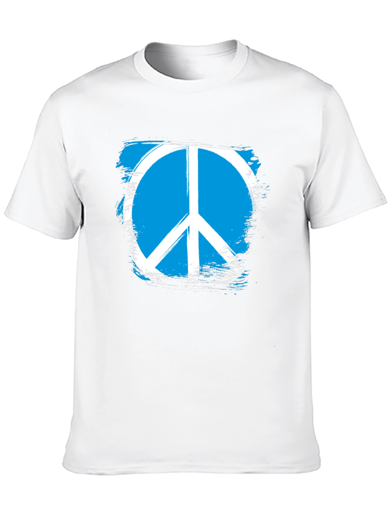 Peace Symbol Graphic Tee - Black