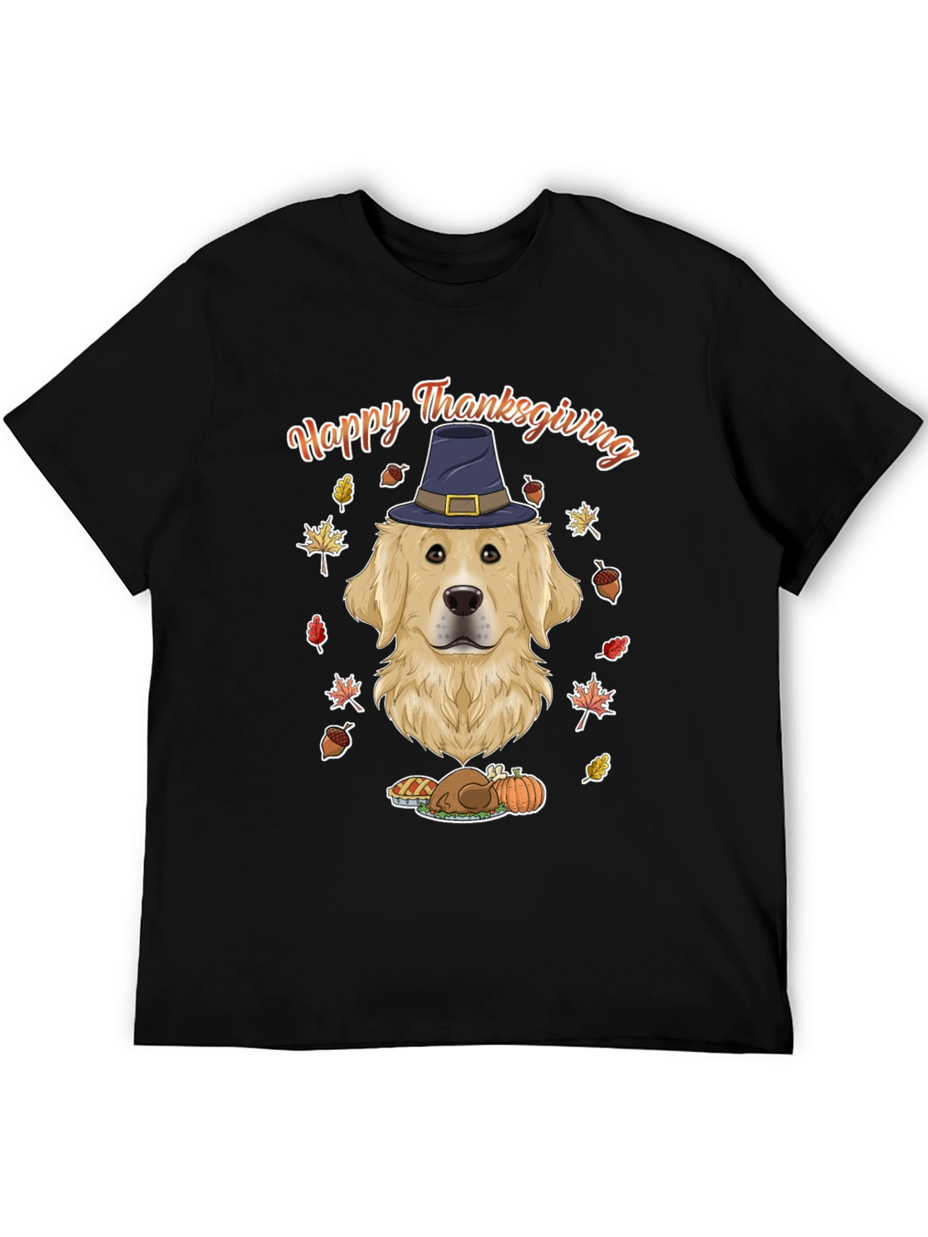 Happy Thanksgiving Dog T-Shirt