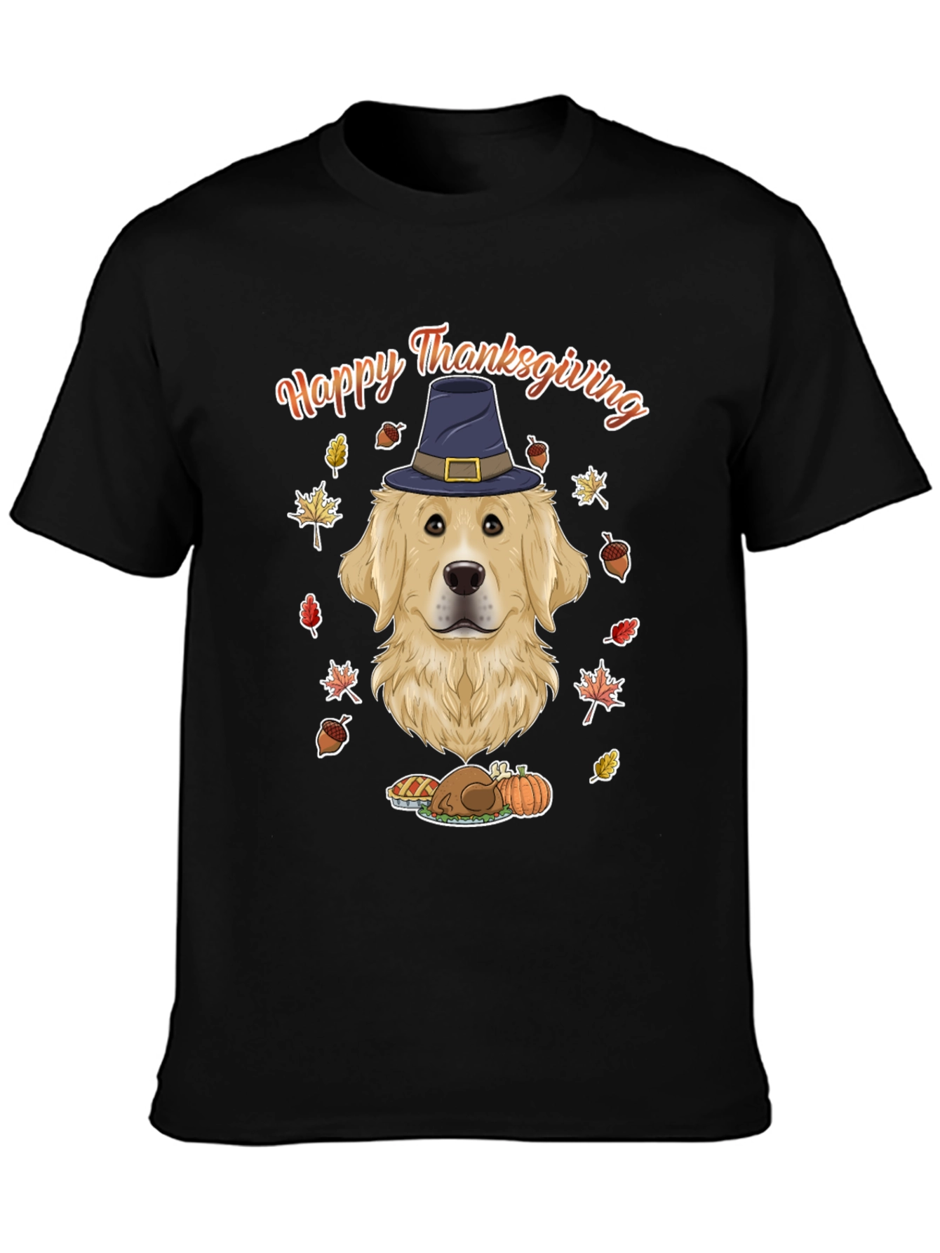 Happy Thanksgiving Dog T-Shirt