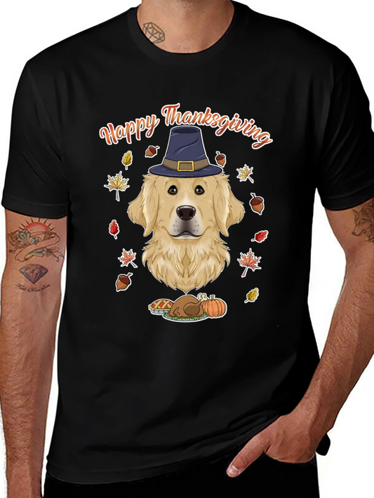 Happy Thanksgiving Dog T-Shirt