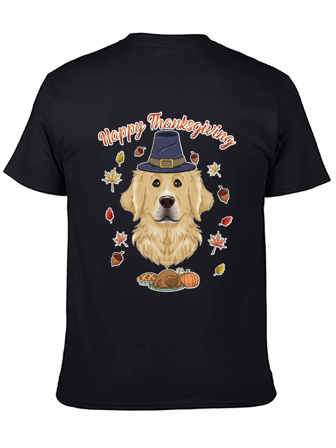 Happy Thanksgiving Dog T-Shirt