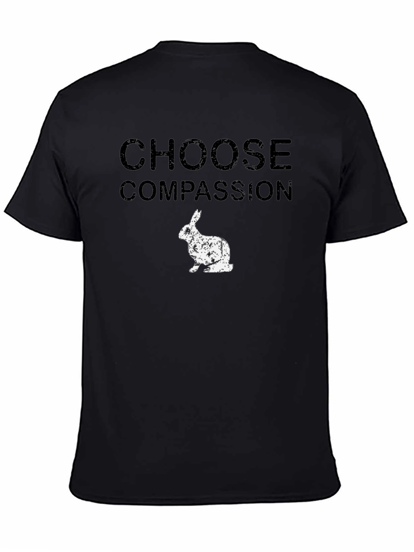 Choose Compassion Rabbit Graphic T-Shirt