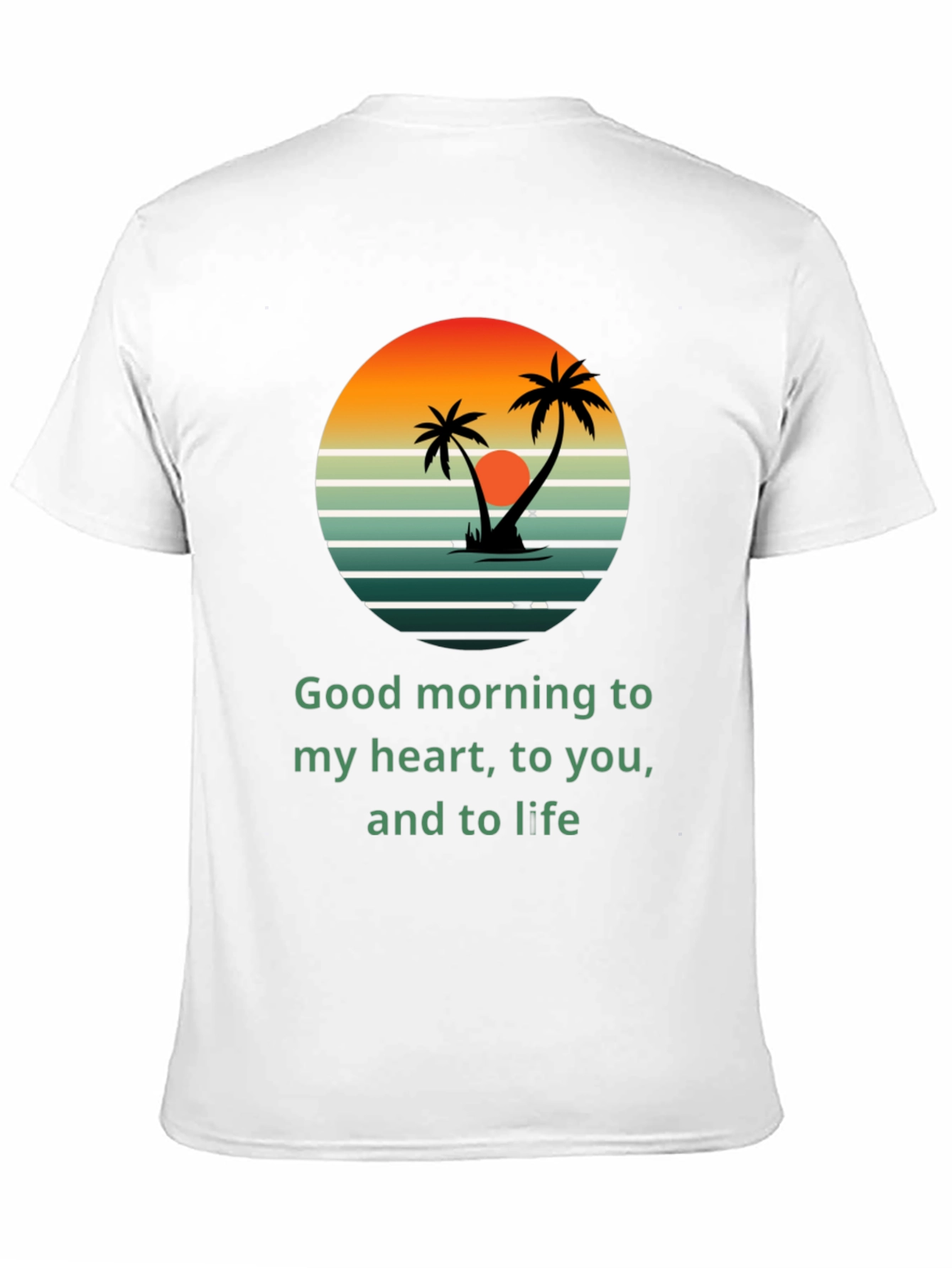 Tropical Sunrise T-Shirt - Good Morning to Life!